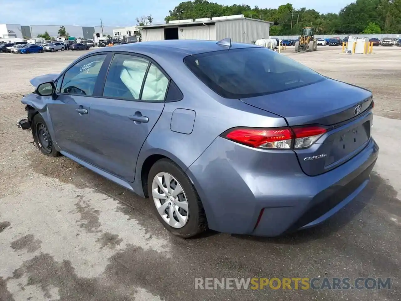 3 Photograph of a damaged car JTDEPMAE5MJ178022 TOYOTA COROLLA 2021