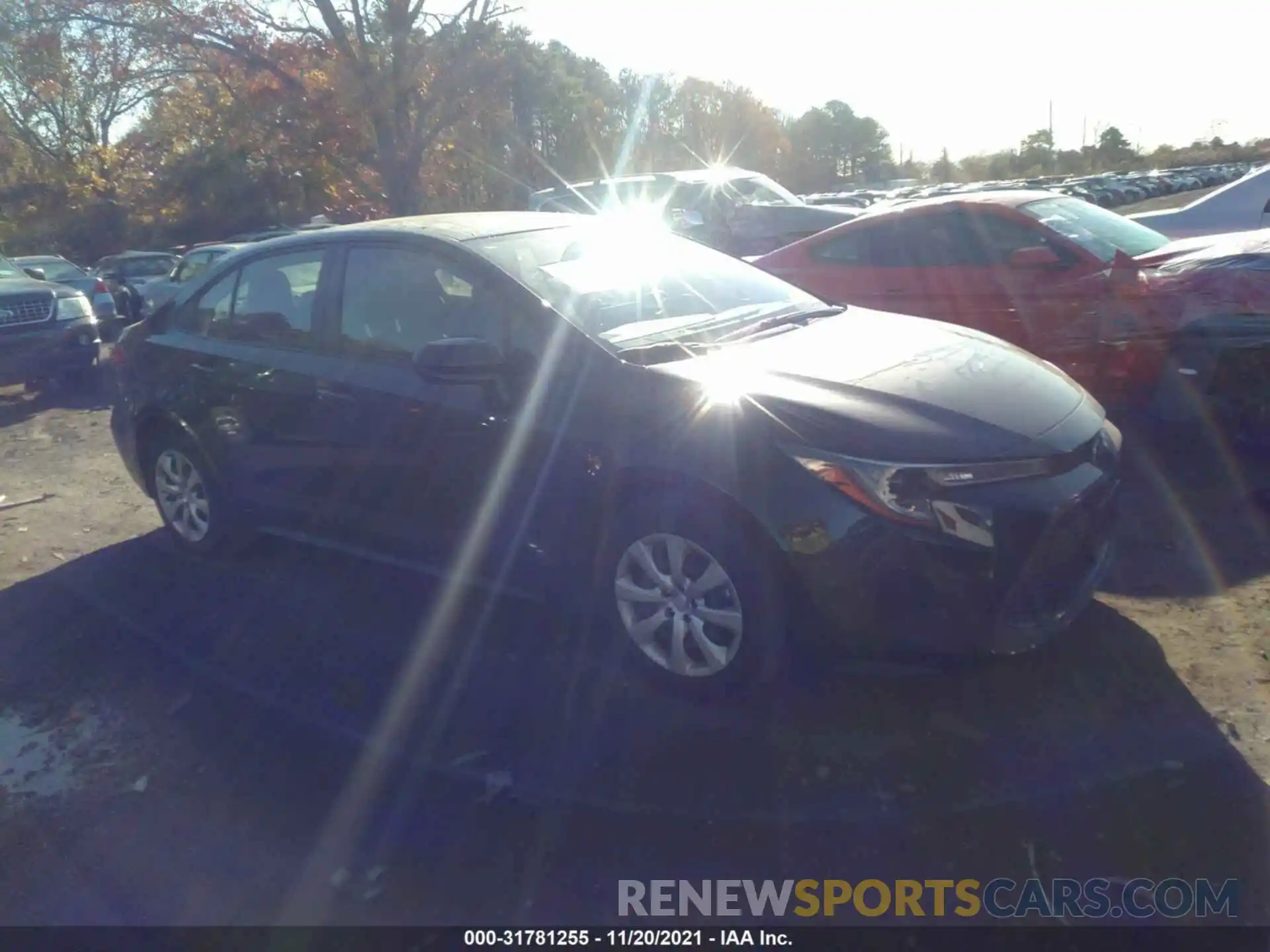 1 Photograph of a damaged car JTDEPMAE5MJ178781 TOYOTA COROLLA 2021