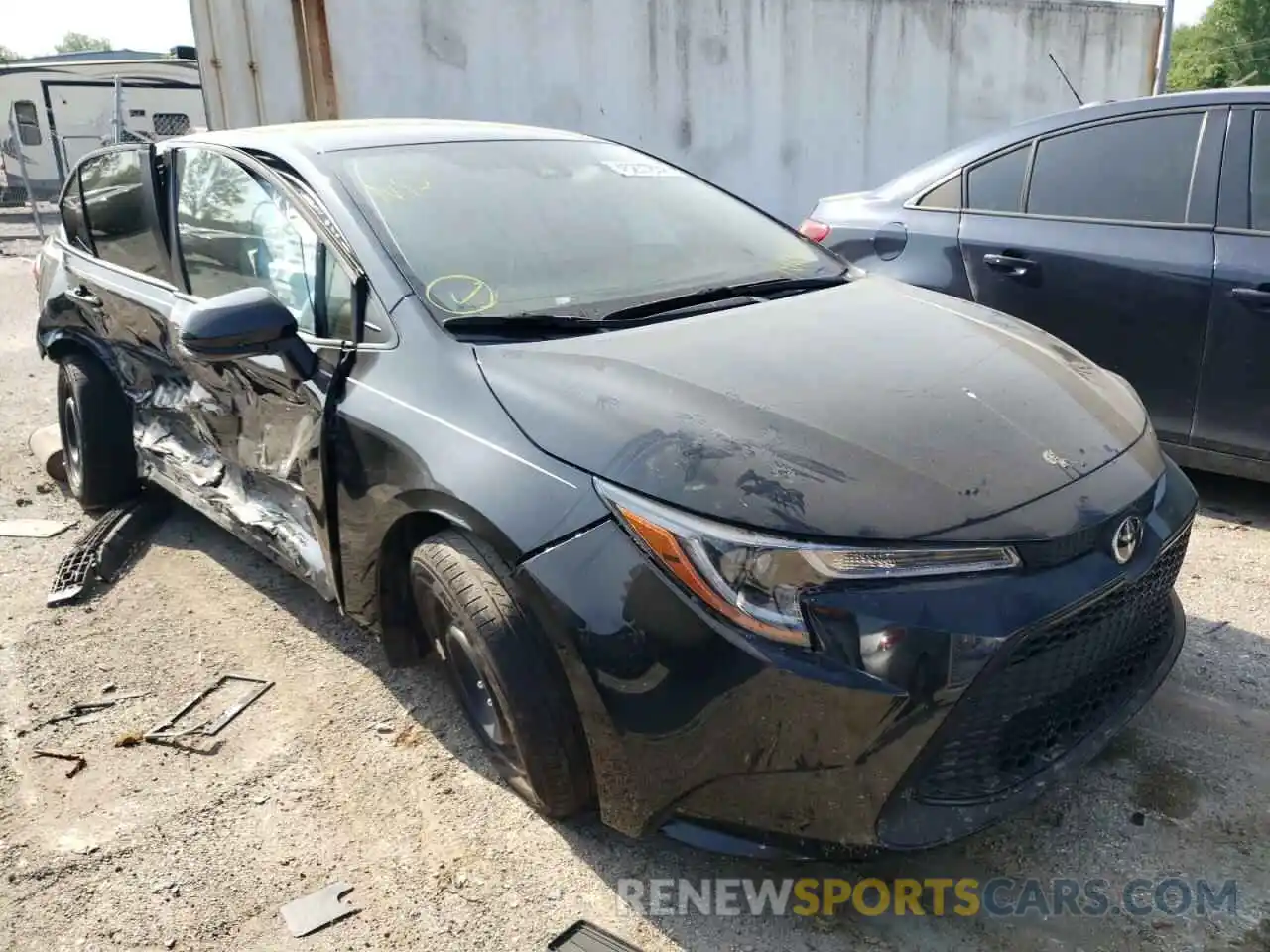 1 Photograph of a damaged car JTDEPMAE5MJ178960 TOYOTA COROLLA 2021