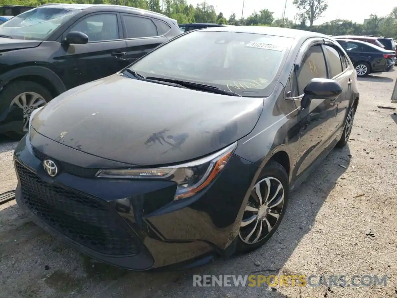 2 Photograph of a damaged car JTDEPMAE5MJ178960 TOYOTA COROLLA 2021