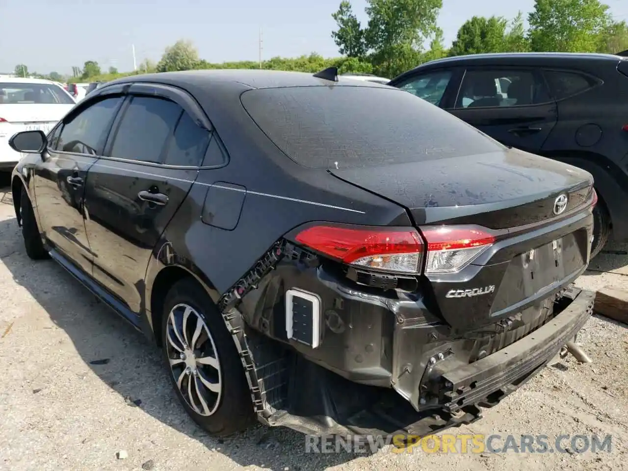 3 Photograph of a damaged car JTDEPMAE5MJ178960 TOYOTA COROLLA 2021