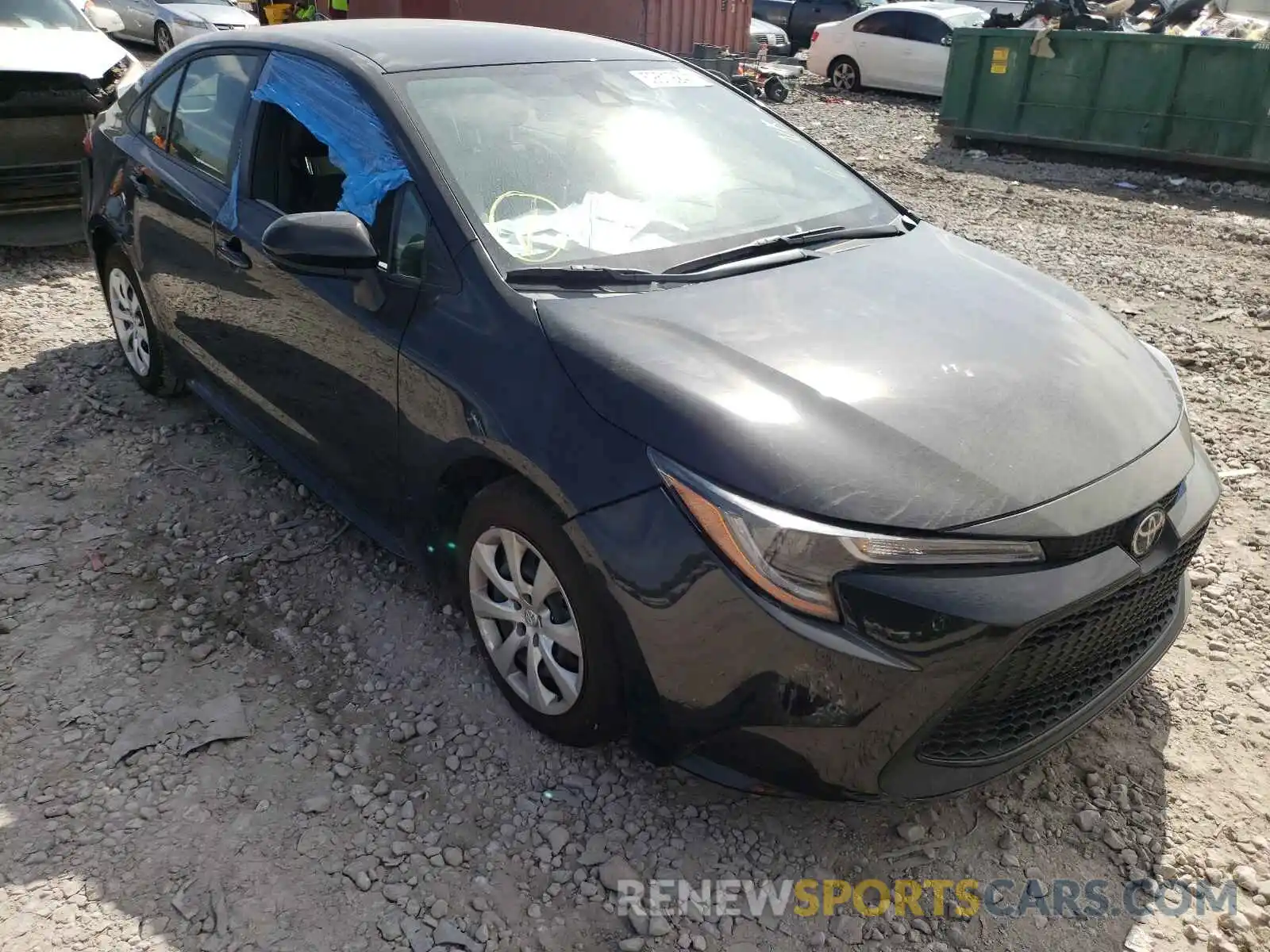 1 Photograph of a damaged car JTDEPMAE5MJ179395 TOYOTA COROLLA 2021