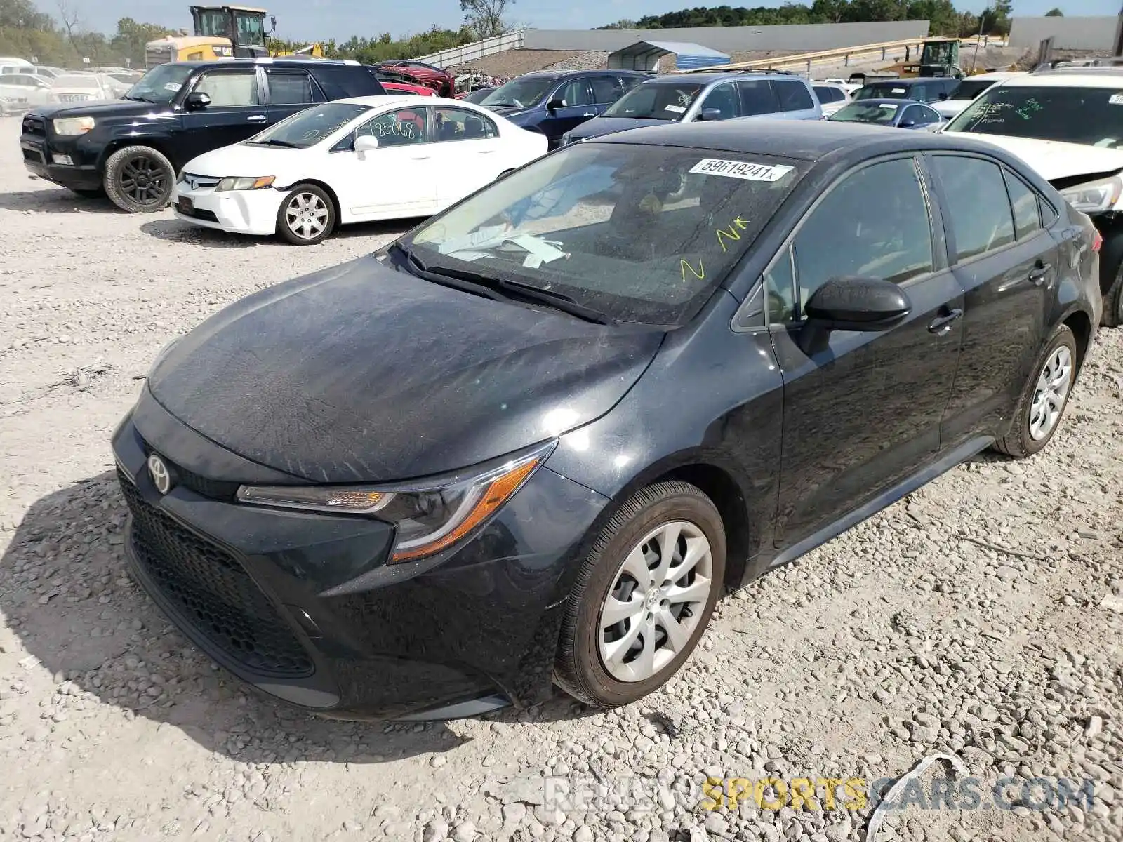 2 Photograph of a damaged car JTDEPMAE5MJ179395 TOYOTA COROLLA 2021