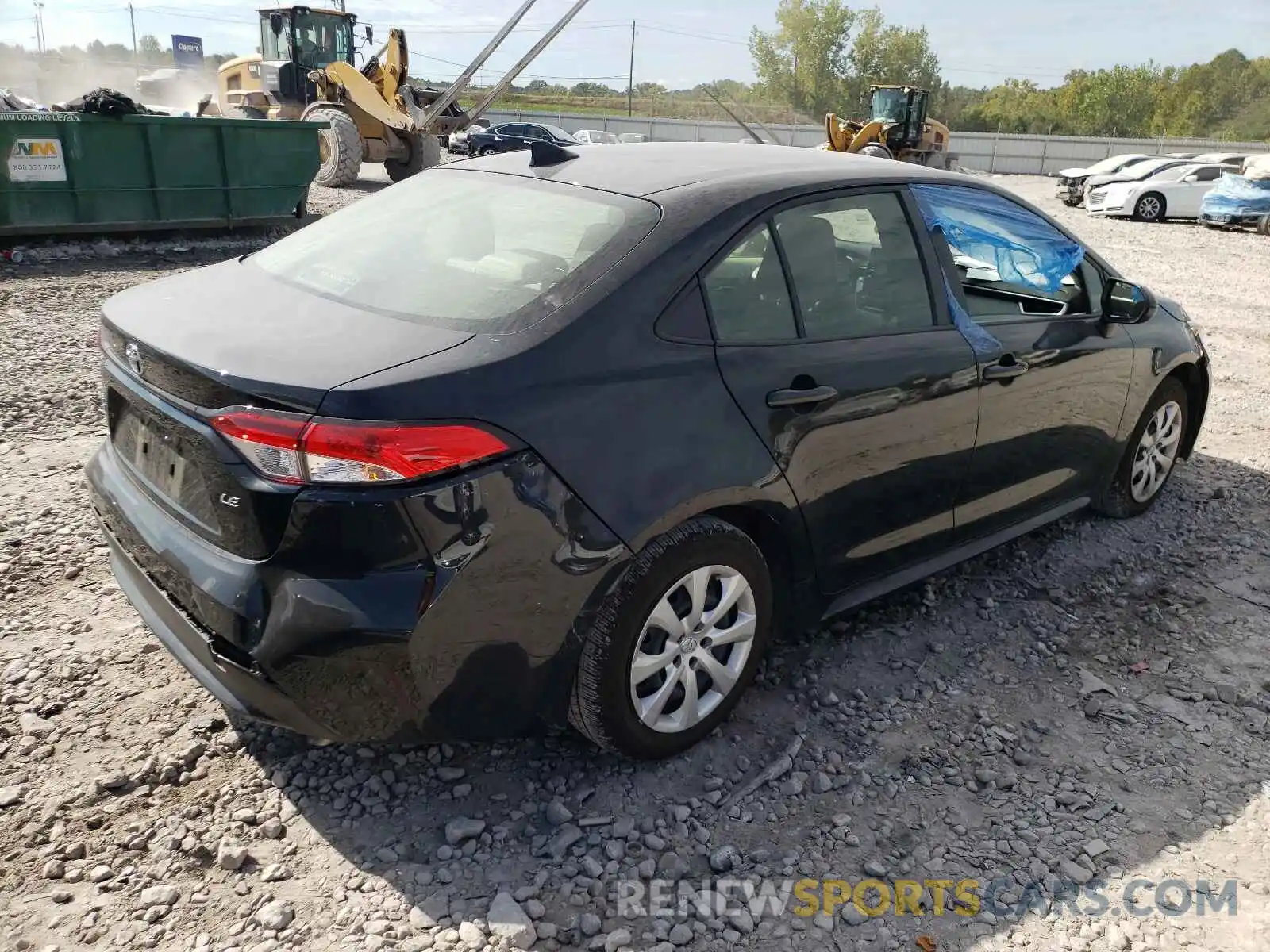 4 Photograph of a damaged car JTDEPMAE5MJ179395 TOYOTA COROLLA 2021