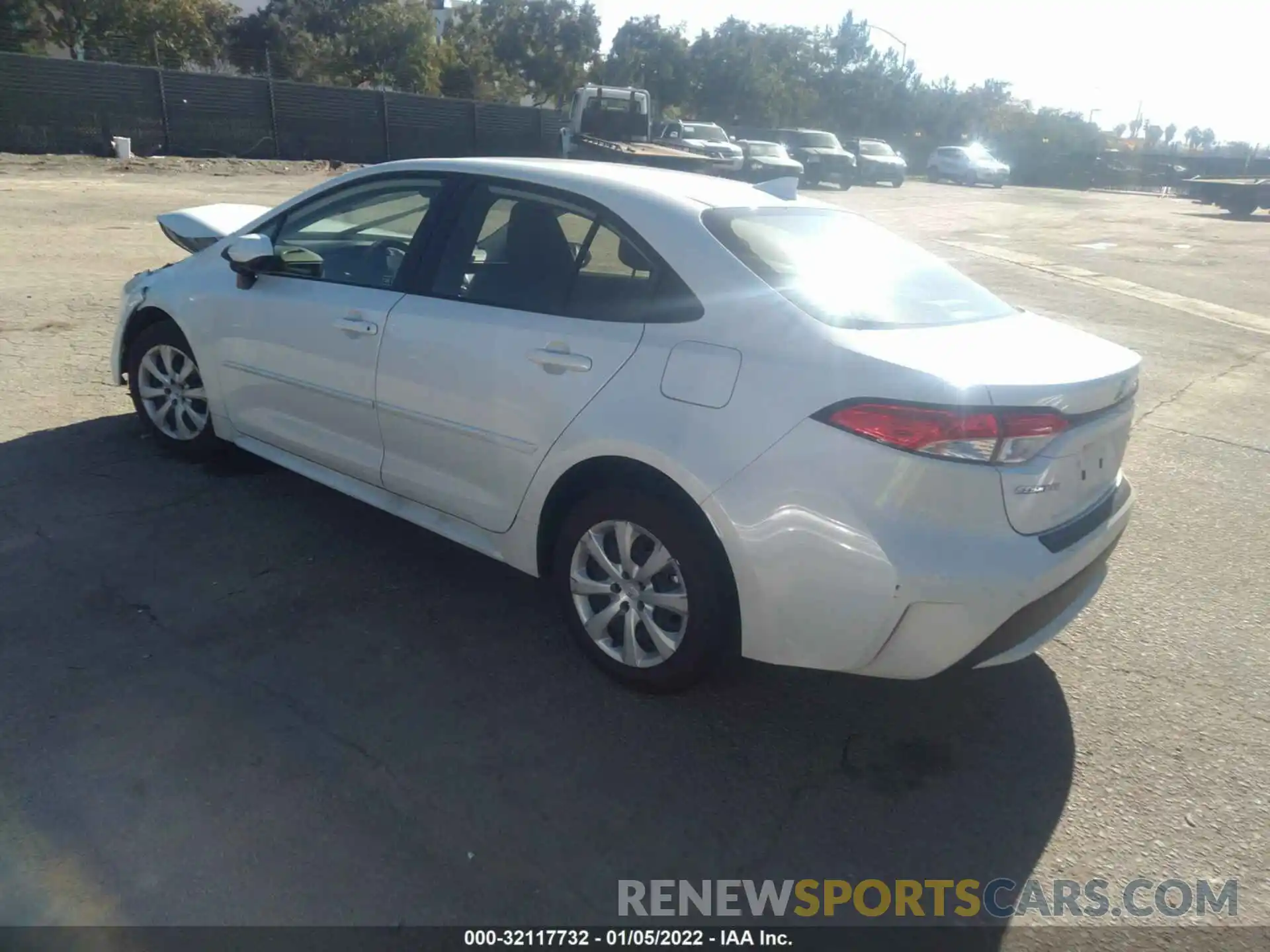 3 Photograph of a damaged car JTDEPMAE5MJ179414 TOYOTA COROLLA 2021