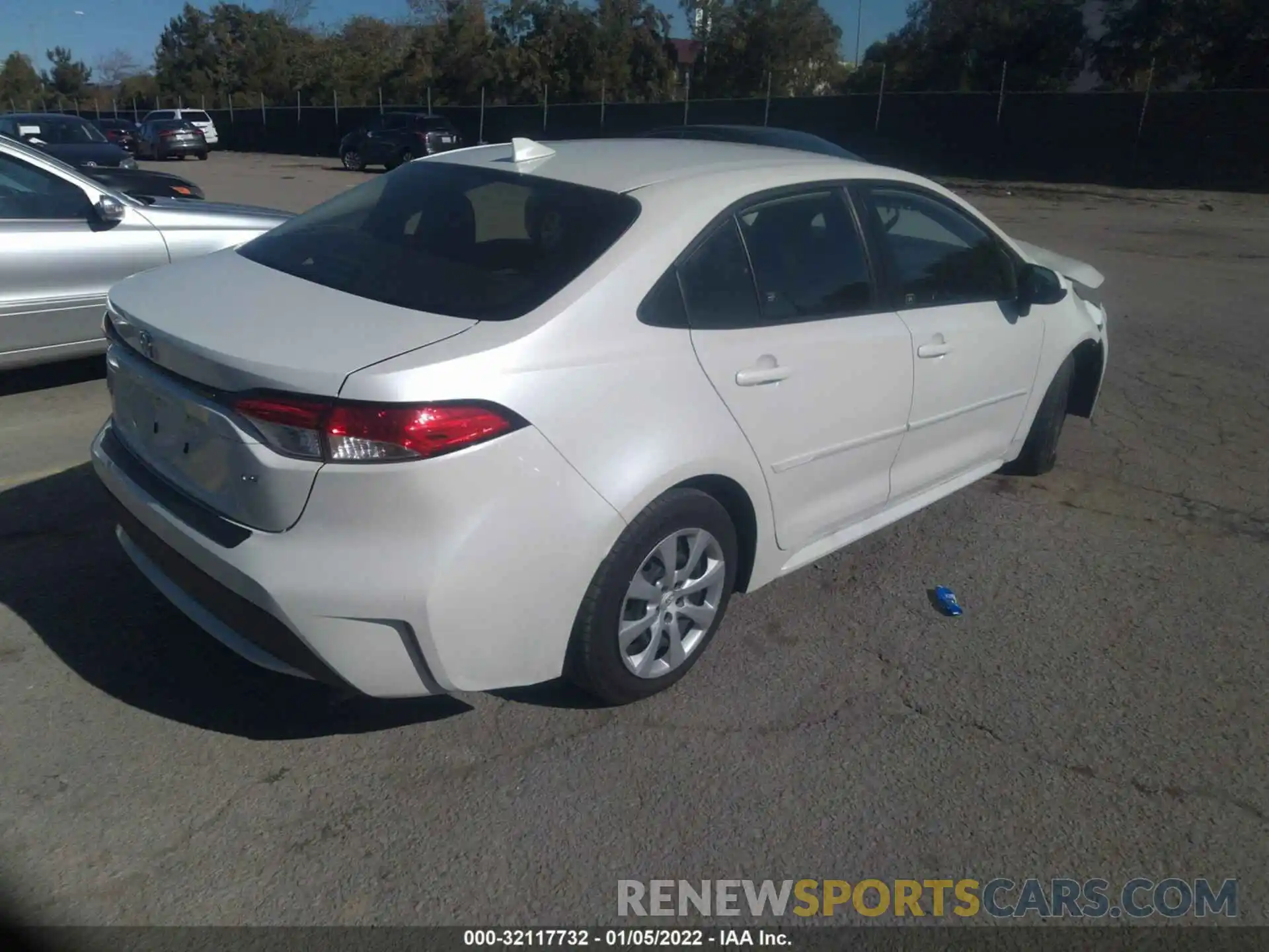 4 Photograph of a damaged car JTDEPMAE5MJ179414 TOYOTA COROLLA 2021