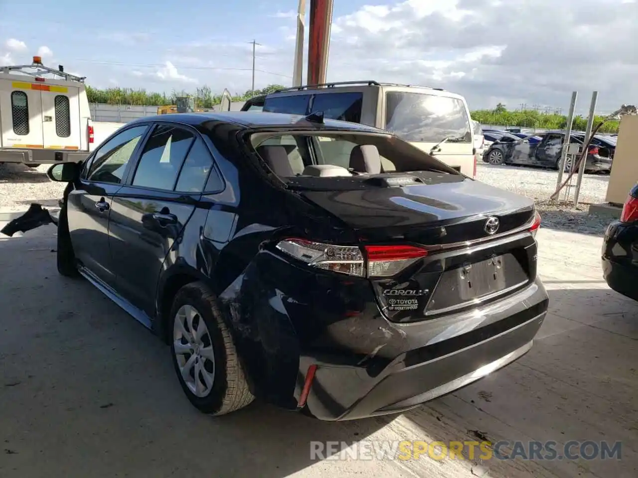 3 Photograph of a damaged car JTDEPMAE5MJ180708 TOYOTA COROLLA 2021