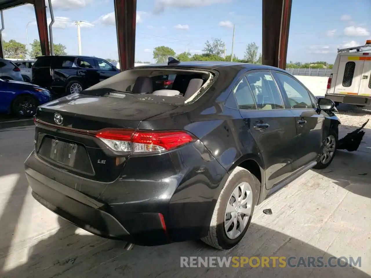 4 Photograph of a damaged car JTDEPMAE5MJ180708 TOYOTA COROLLA 2021