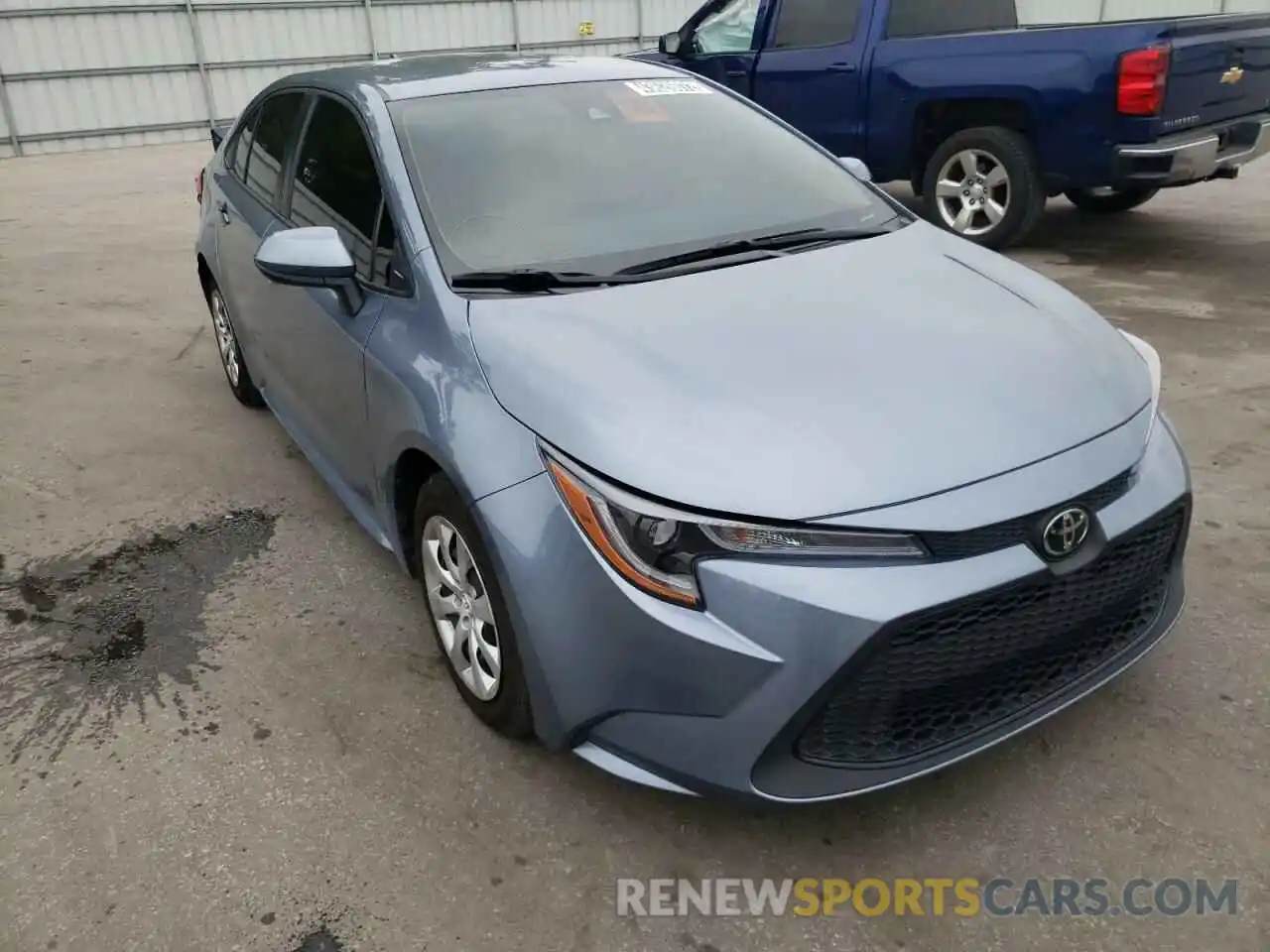 1 Photograph of a damaged car JTDEPMAE5MJ181647 TOYOTA COROLLA 2021