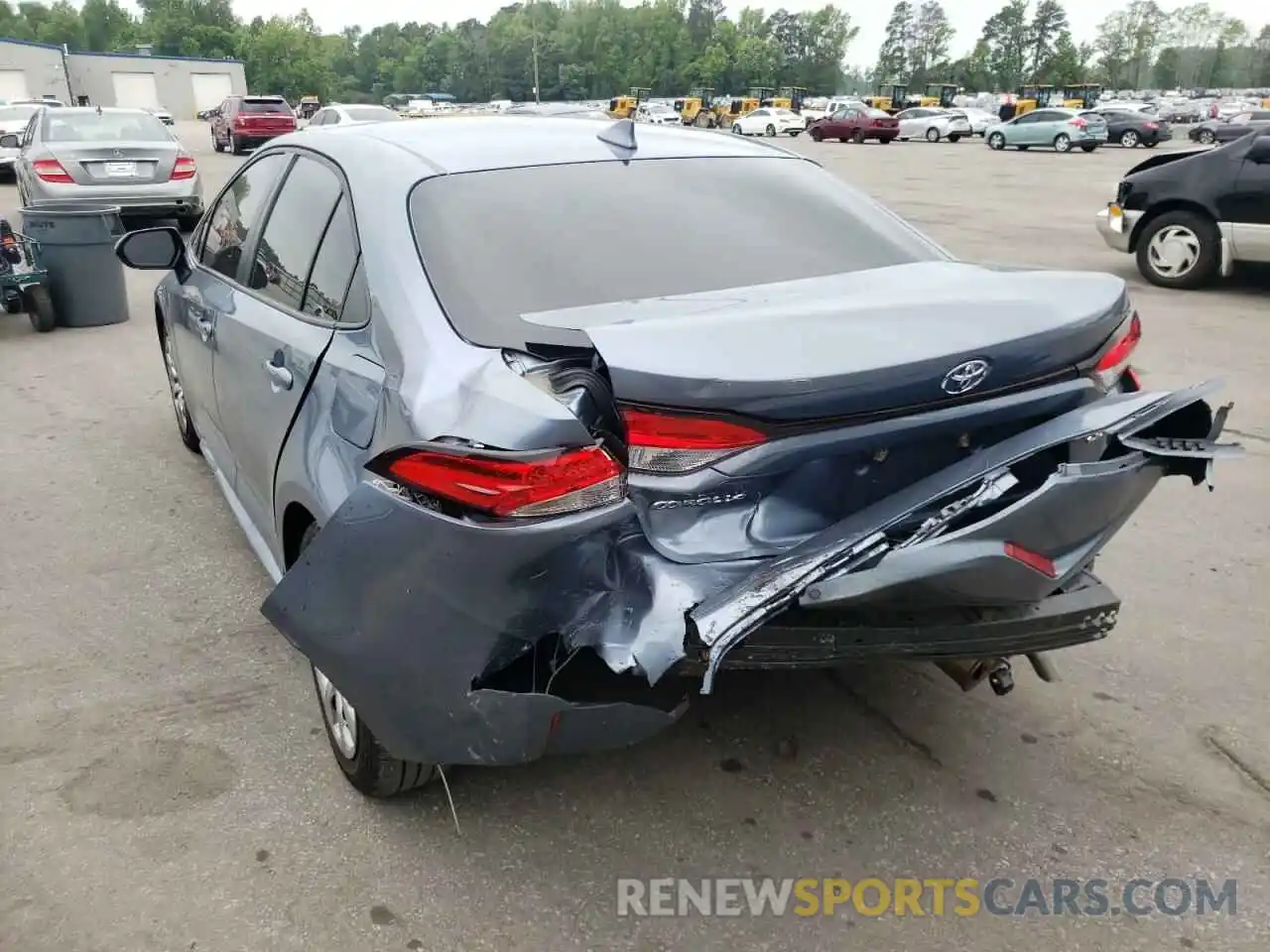 3 Photograph of a damaged car JTDEPMAE5MJ181647 TOYOTA COROLLA 2021