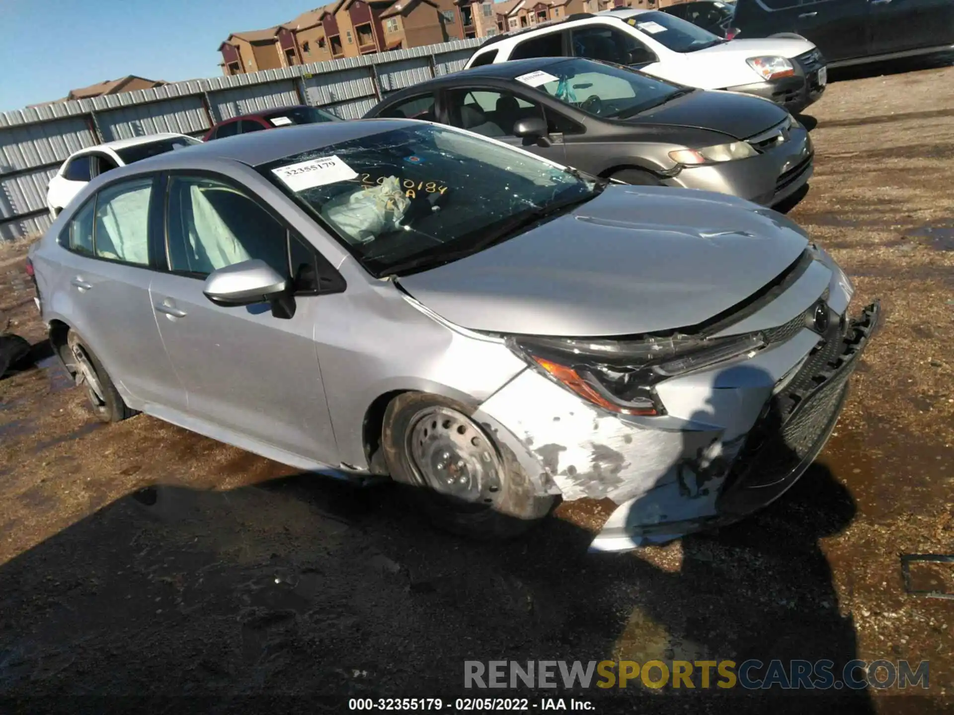 1 Photograph of a damaged car JTDEPMAE5MJ182197 TOYOTA COROLLA 2021