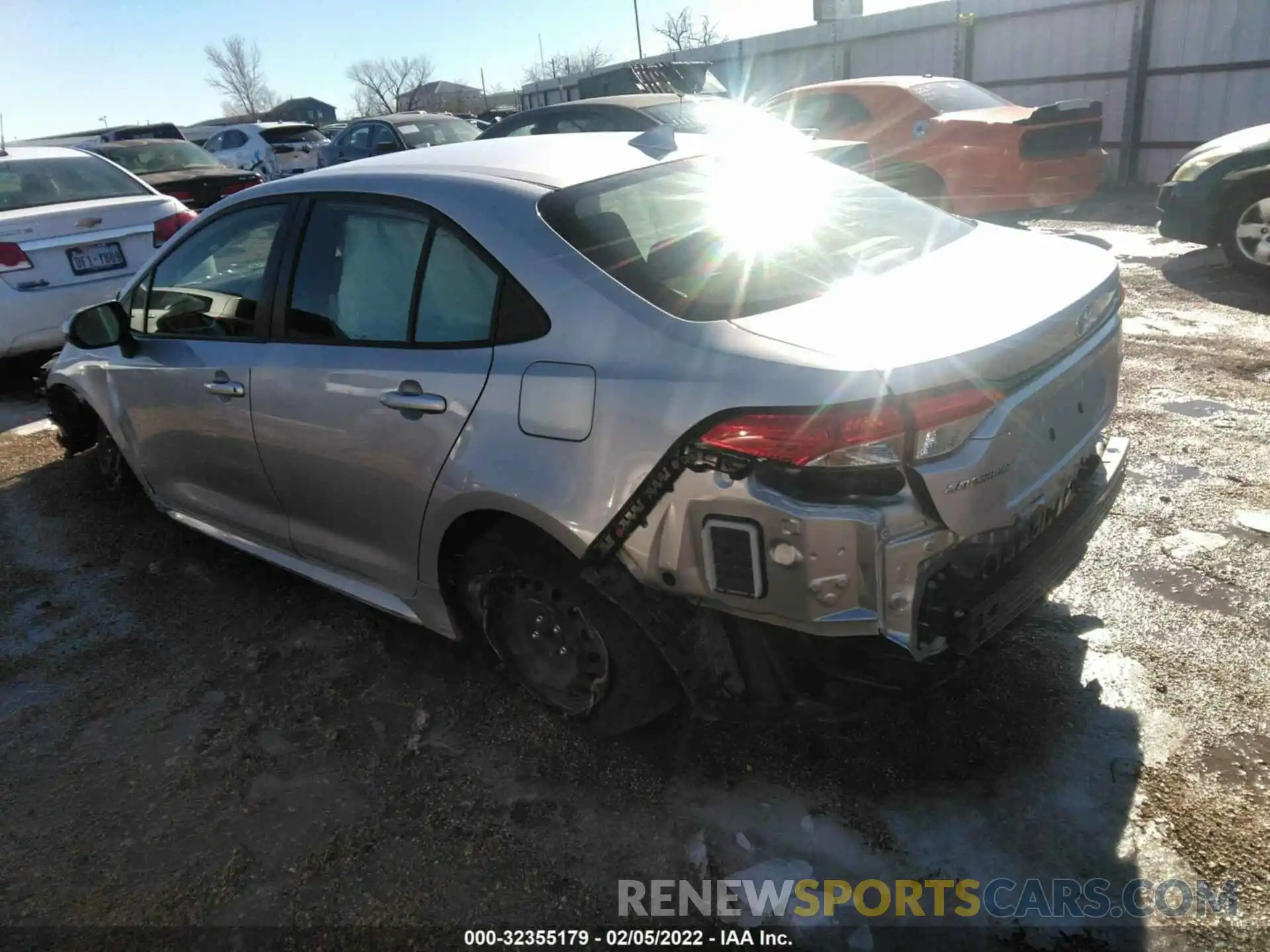 3 Photograph of a damaged car JTDEPMAE5MJ182197 TOYOTA COROLLA 2021