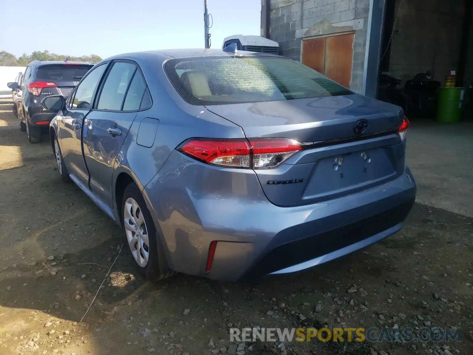 3 Photograph of a damaged car JTDEPMAE5MJ182698 TOYOTA COROLLA 2021