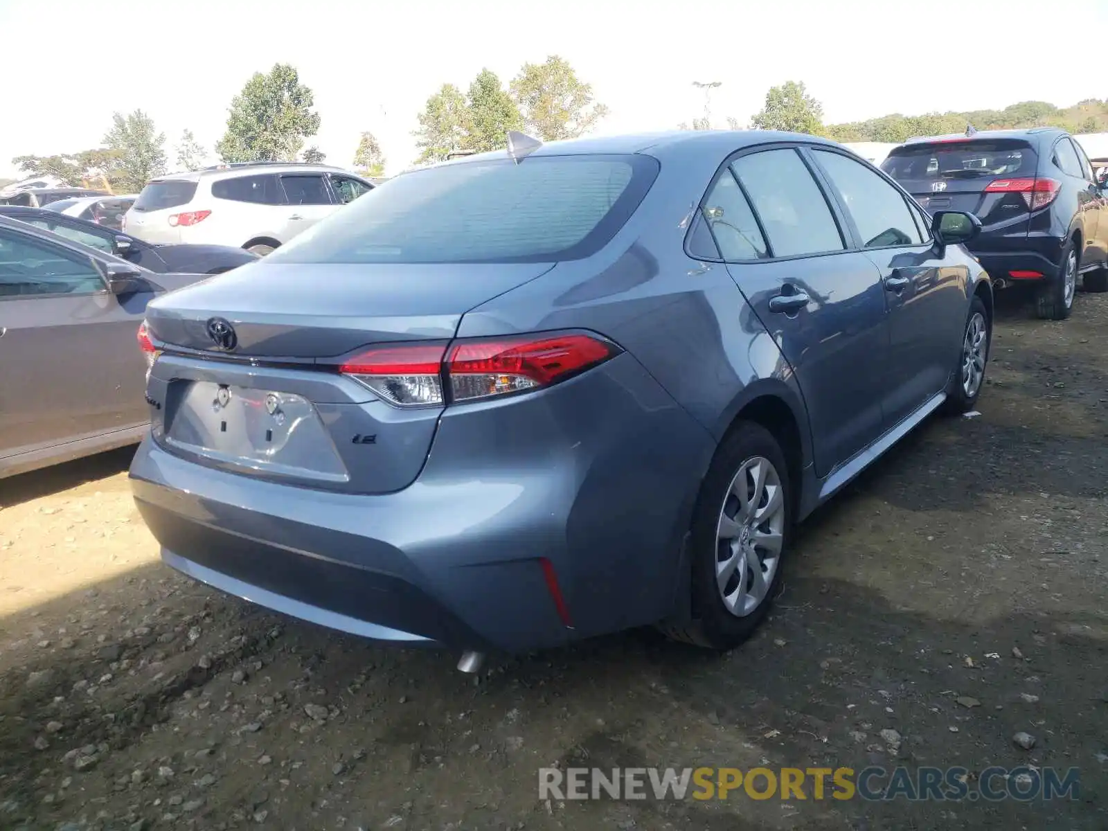 4 Photograph of a damaged car JTDEPMAE5MJ182698 TOYOTA COROLLA 2021