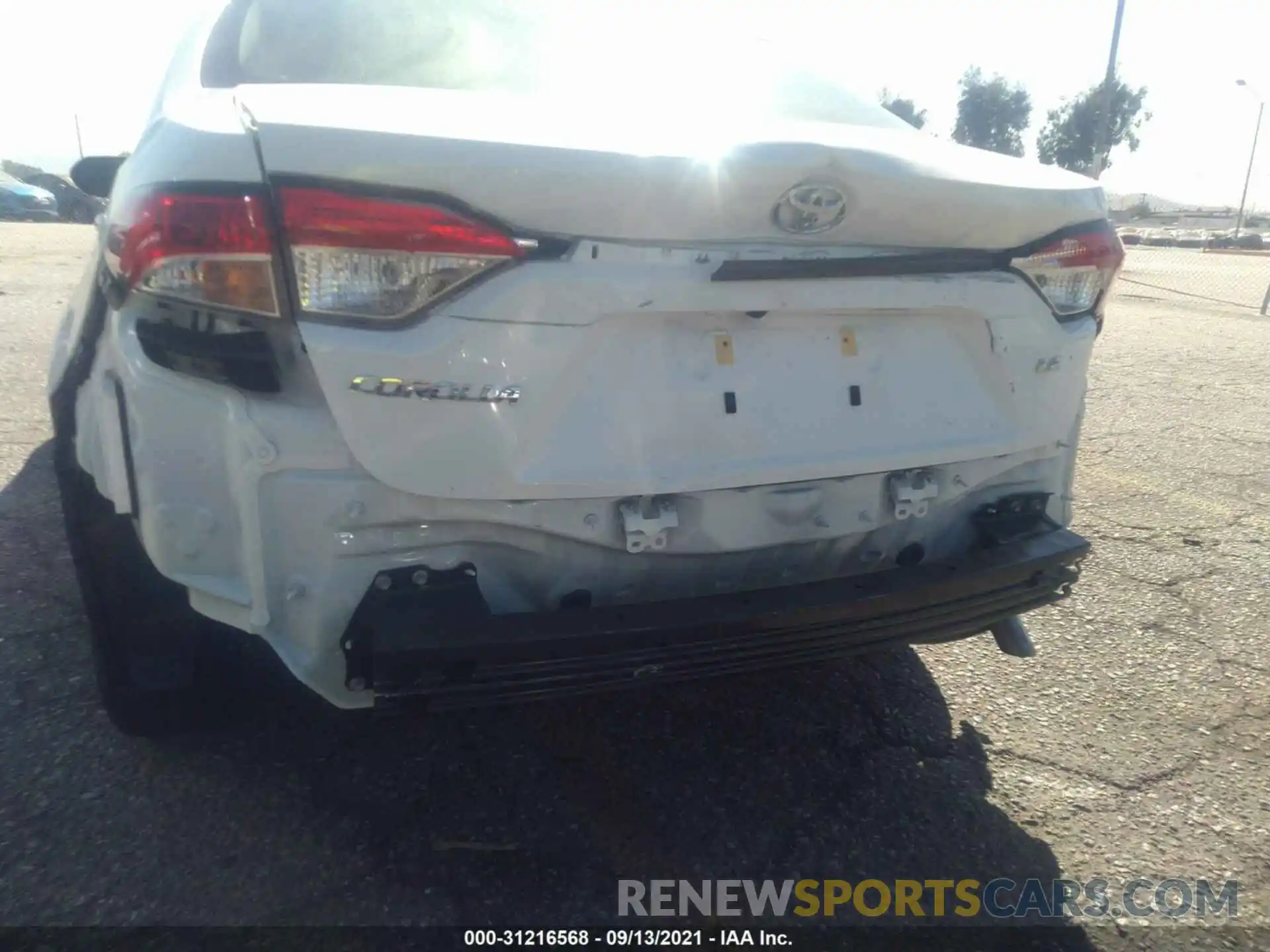 6 Photograph of a damaged car JTDEPMAE5MJ183804 TOYOTA COROLLA 2021