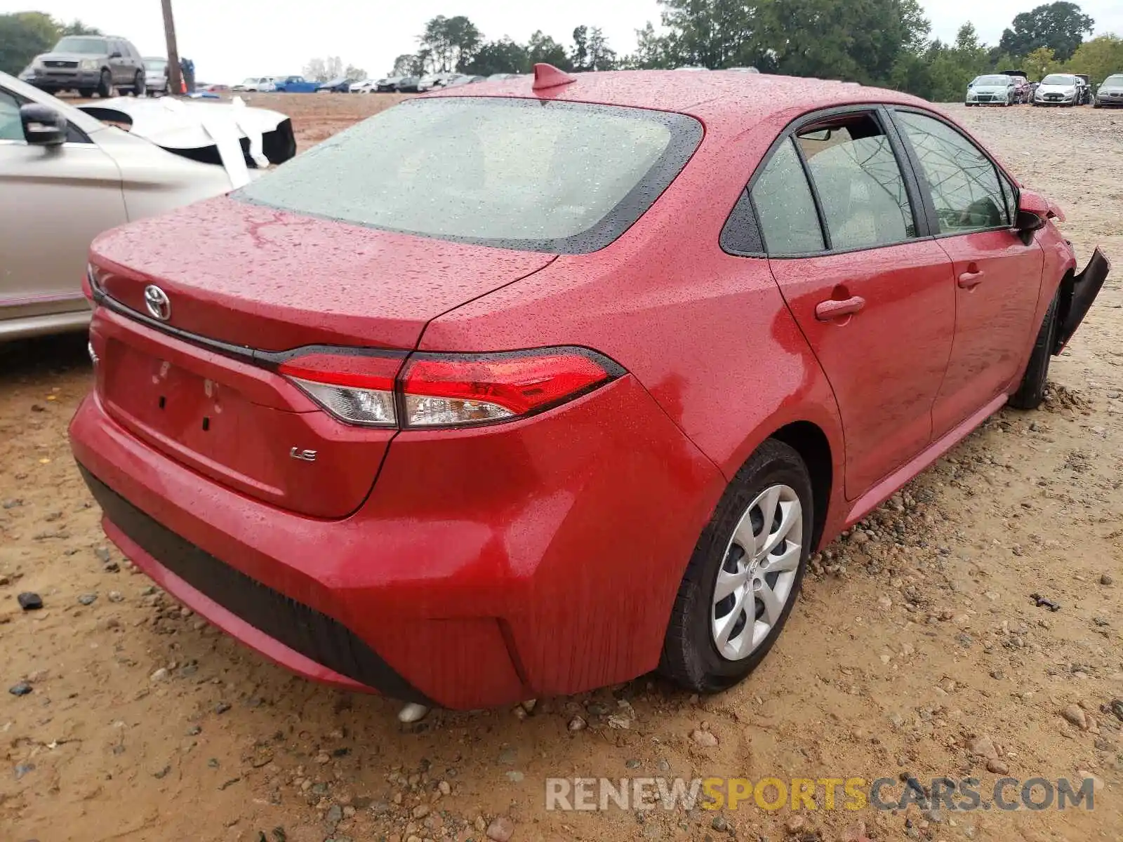 4 Photograph of a damaged car JTDEPMAE5MJ184743 TOYOTA COROLLA 2021