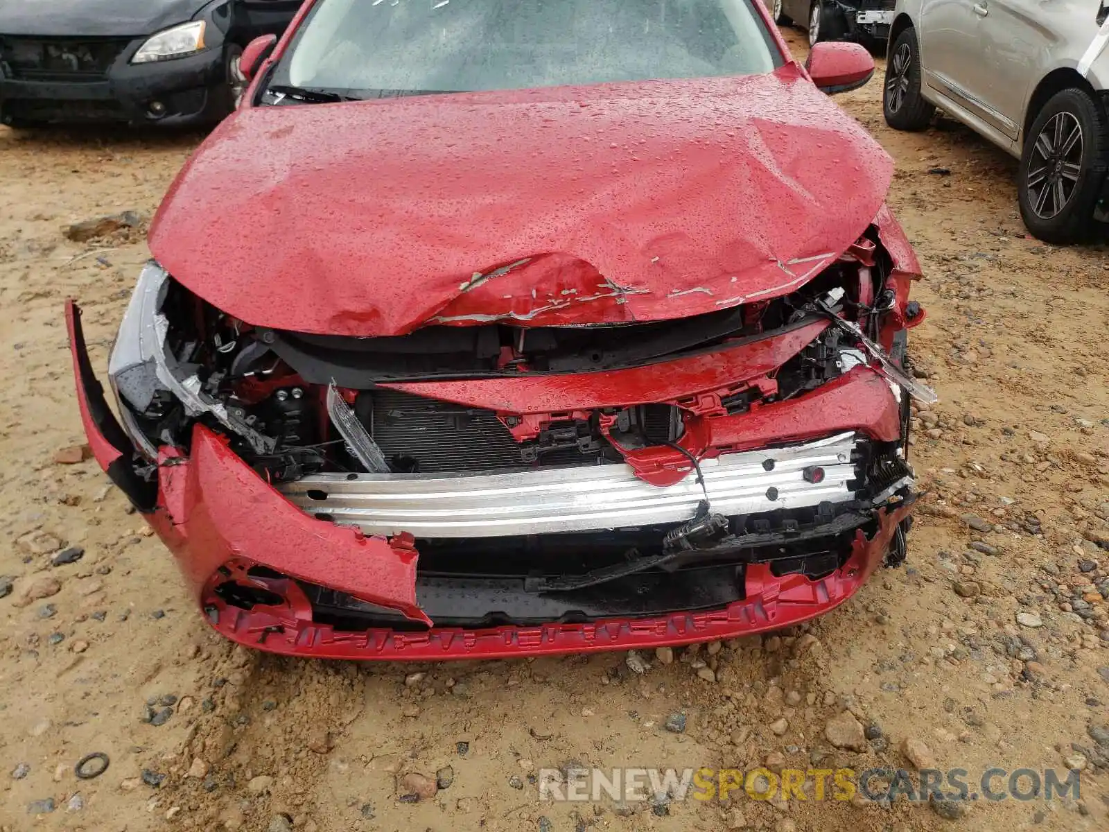 9 Photograph of a damaged car JTDEPMAE5MJ184743 TOYOTA COROLLA 2021