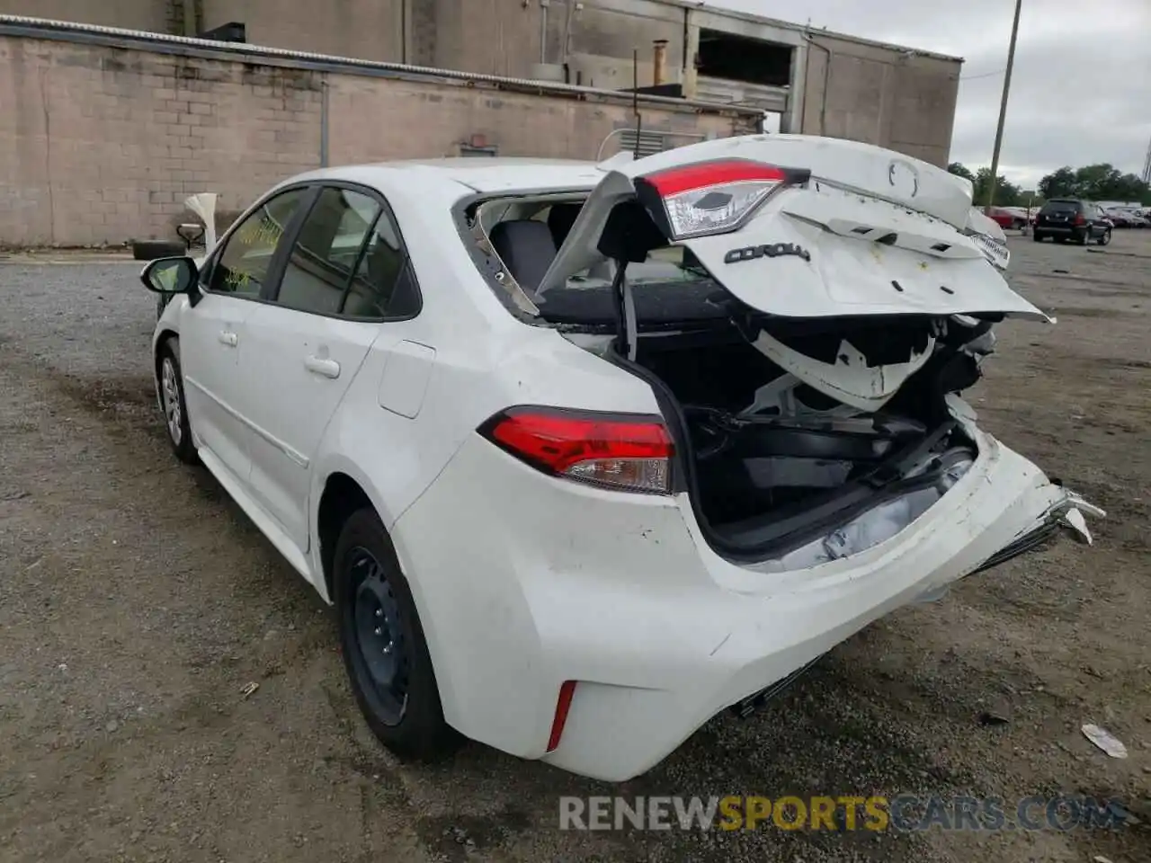 3 Photograph of a damaged car JTDEPMAE5MJ185052 TOYOTA COROLLA 2021