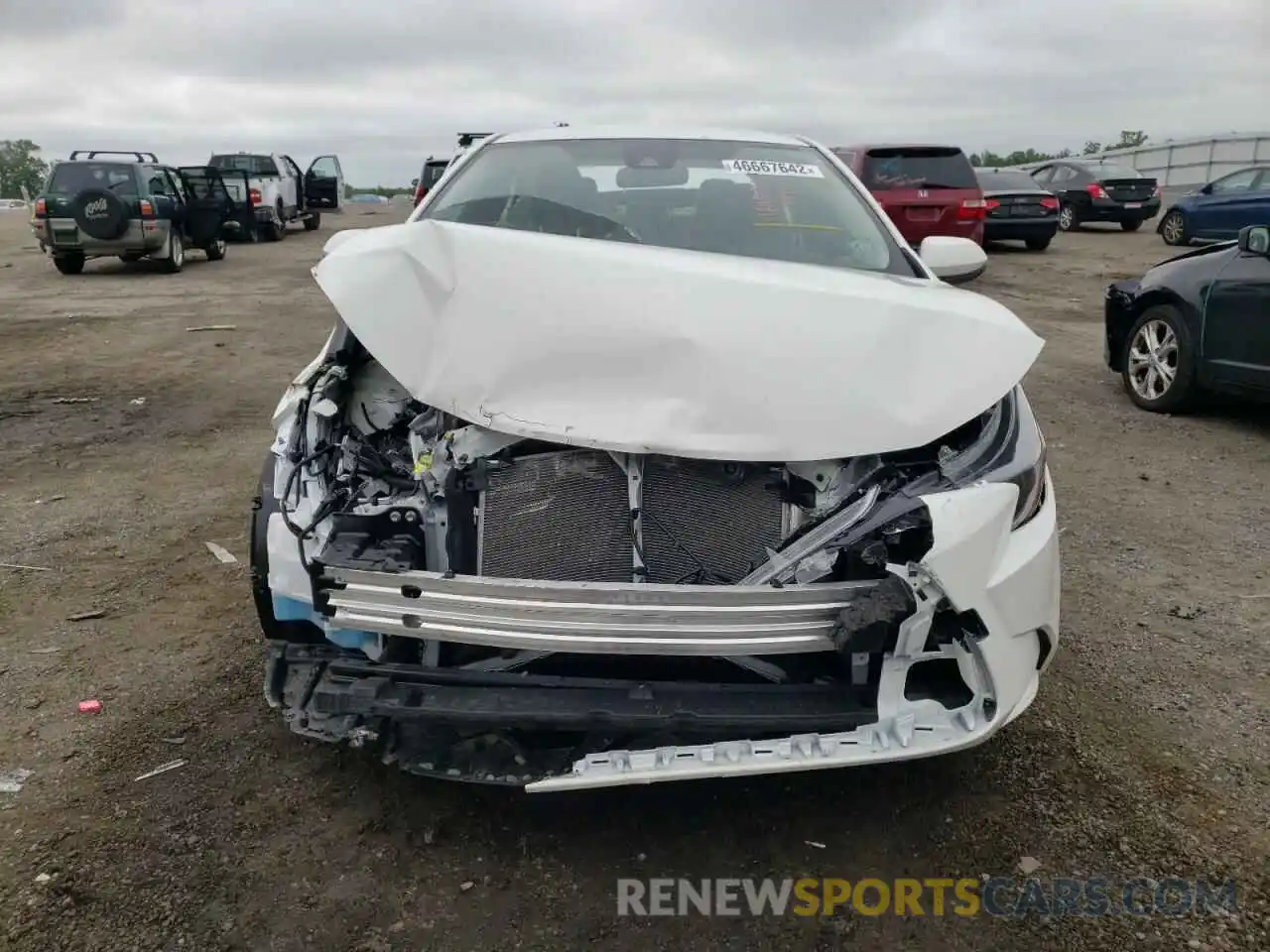 9 Photograph of a damaged car JTDEPMAE5MJ185052 TOYOTA COROLLA 2021