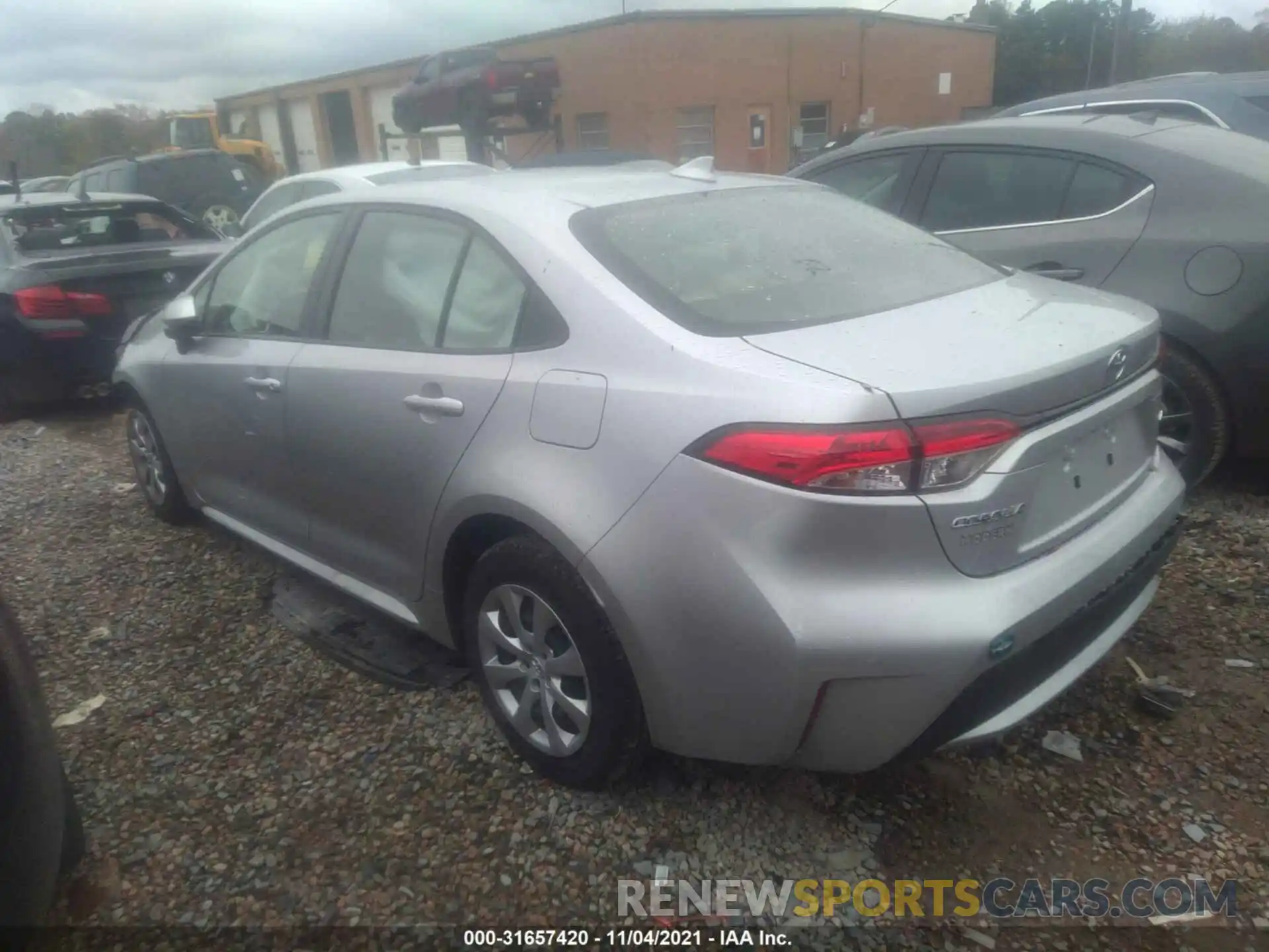 3 Photograph of a damaged car JTDEPMAE5MJ187951 TOYOTA COROLLA 2021