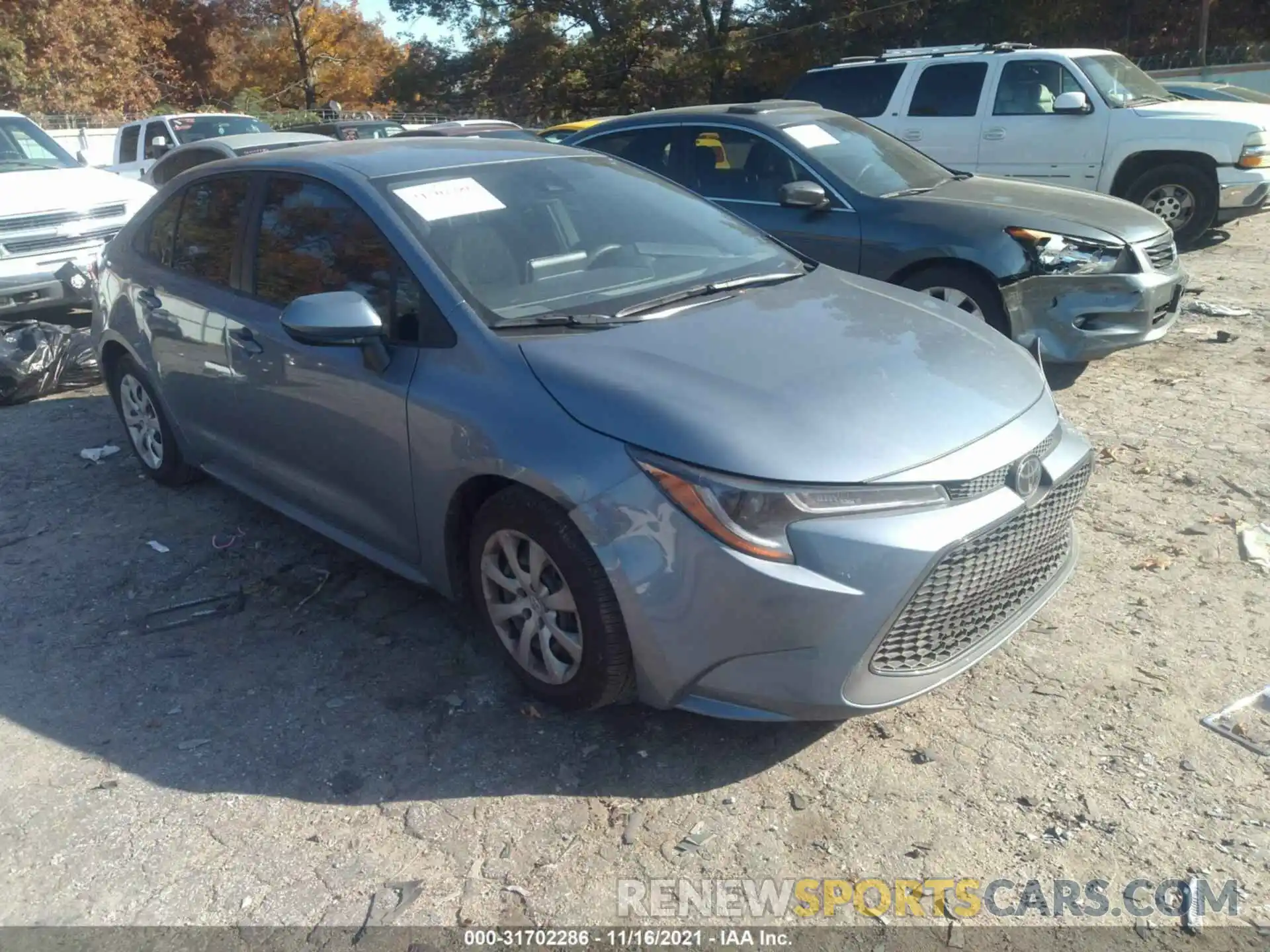 1 Photograph of a damaged car JTDEPMAE5MJ188324 TOYOTA COROLLA 2021