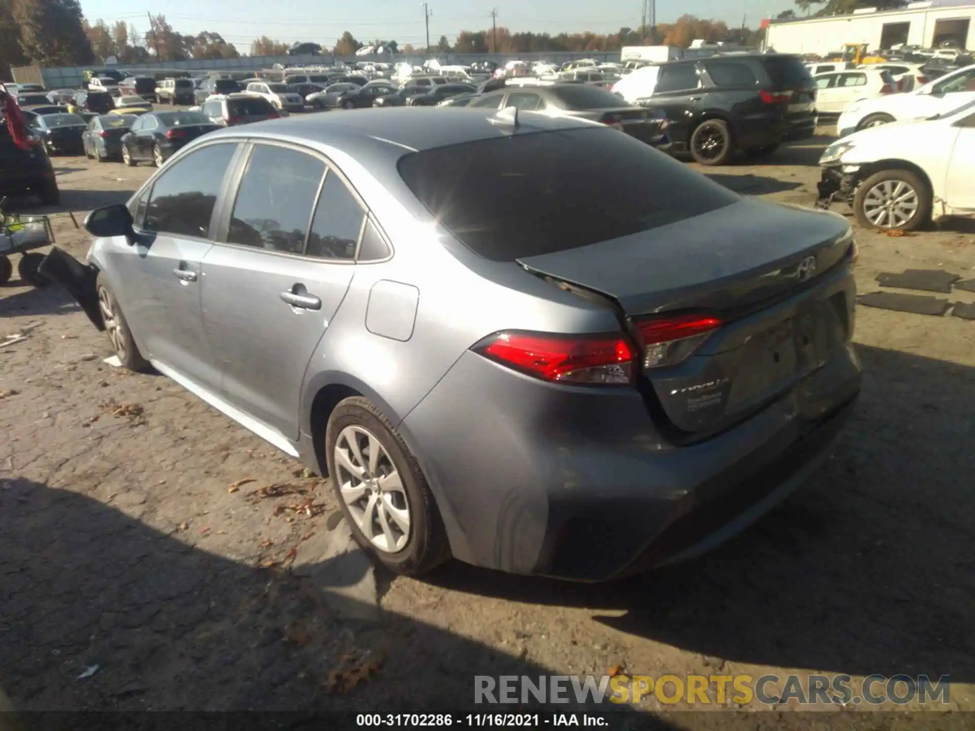 3 Photograph of a damaged car JTDEPMAE5MJ188324 TOYOTA COROLLA 2021