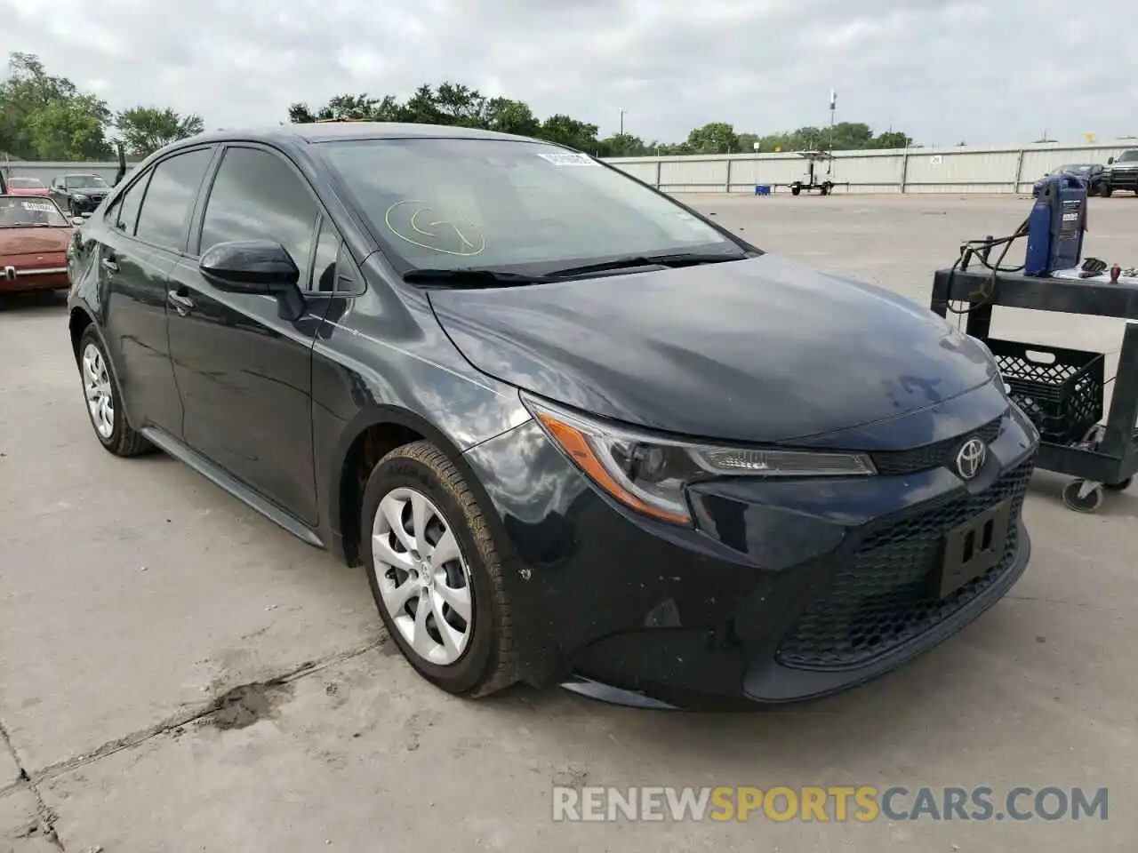 1 Photograph of a damaged car JTDEPMAE5MJ190123 TOYOTA COROLLA 2021