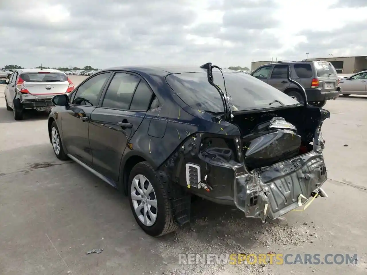 3 Photograph of a damaged car JTDEPMAE5MJ190123 TOYOTA COROLLA 2021