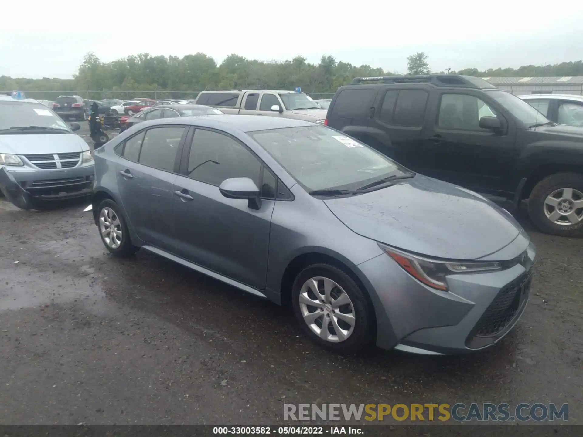 1 Photograph of a damaged car JTDEPMAE6MJ117438 TOYOTA COROLLA 2021