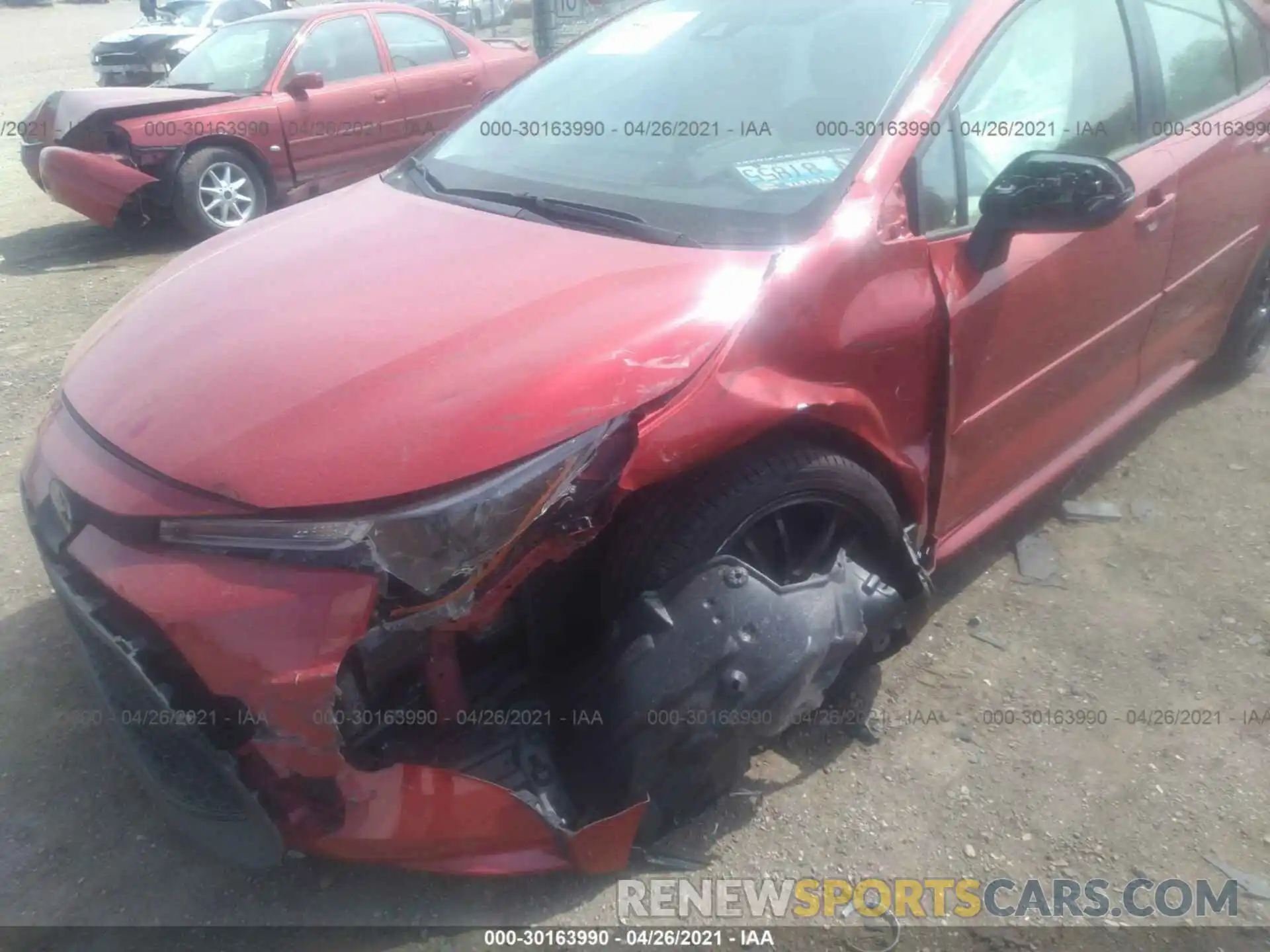 6 Photograph of a damaged car JTDEPMAE6MJ117729 TOYOTA COROLLA 2021