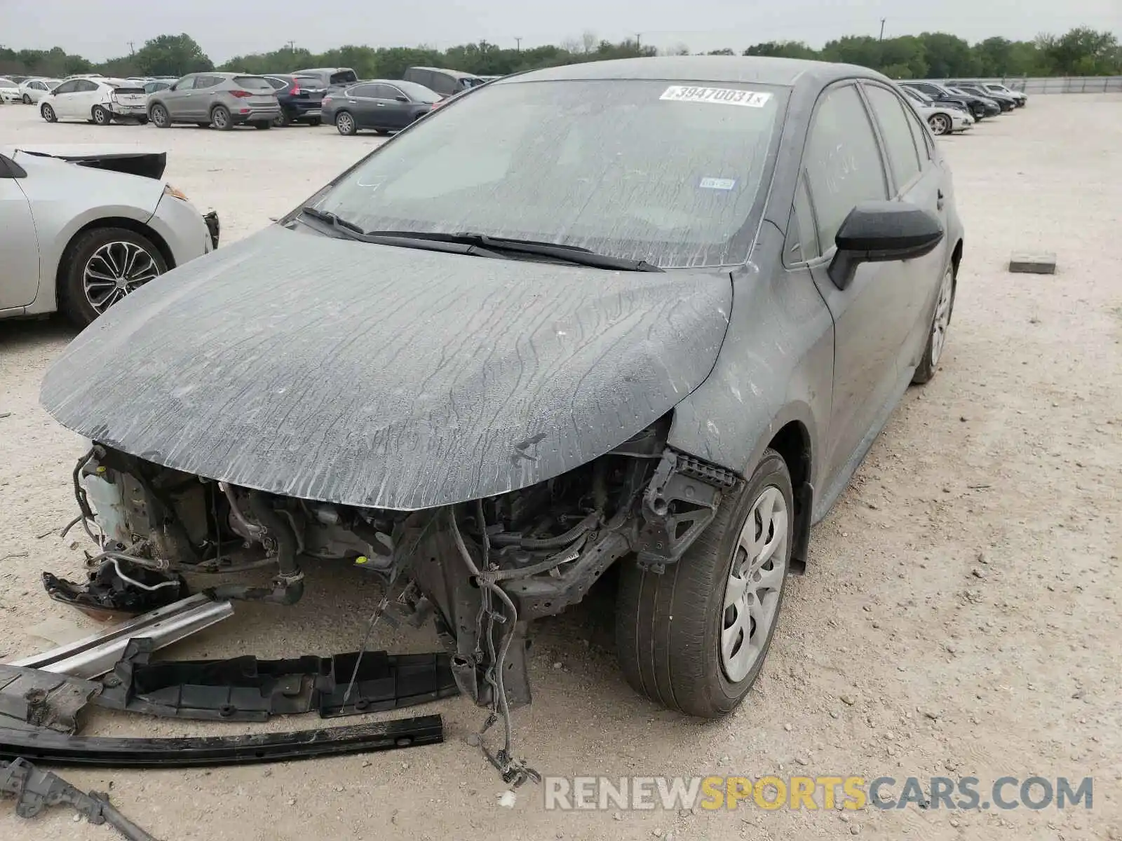 2 Photograph of a damaged car JTDEPMAE6MJ118024 TOYOTA COROLLA 2021