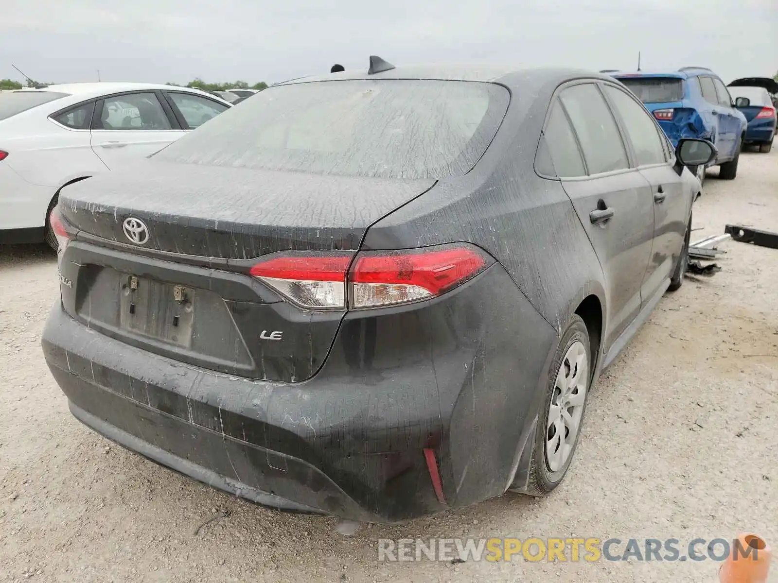 4 Photograph of a damaged car JTDEPMAE6MJ118024 TOYOTA COROLLA 2021