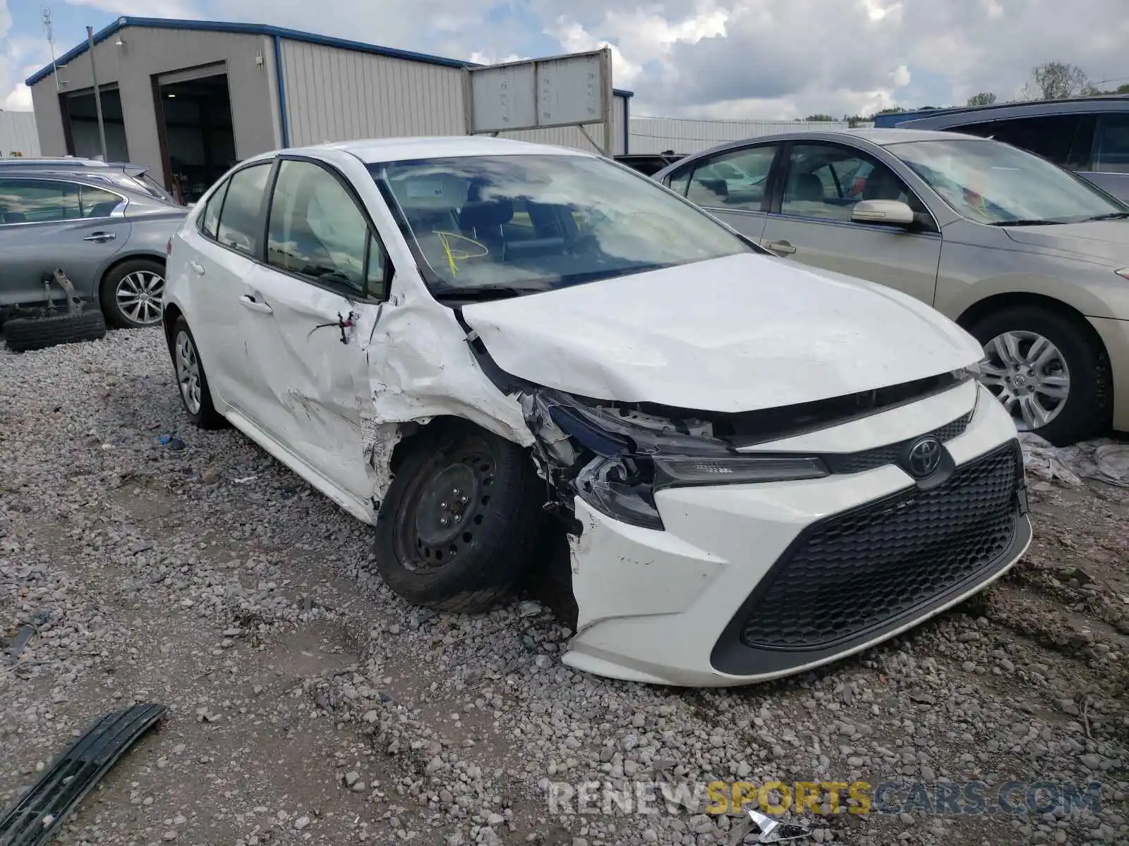 1 Photograph of a damaged car JTDEPMAE6MJ118301 TOYOTA COROLLA 2021