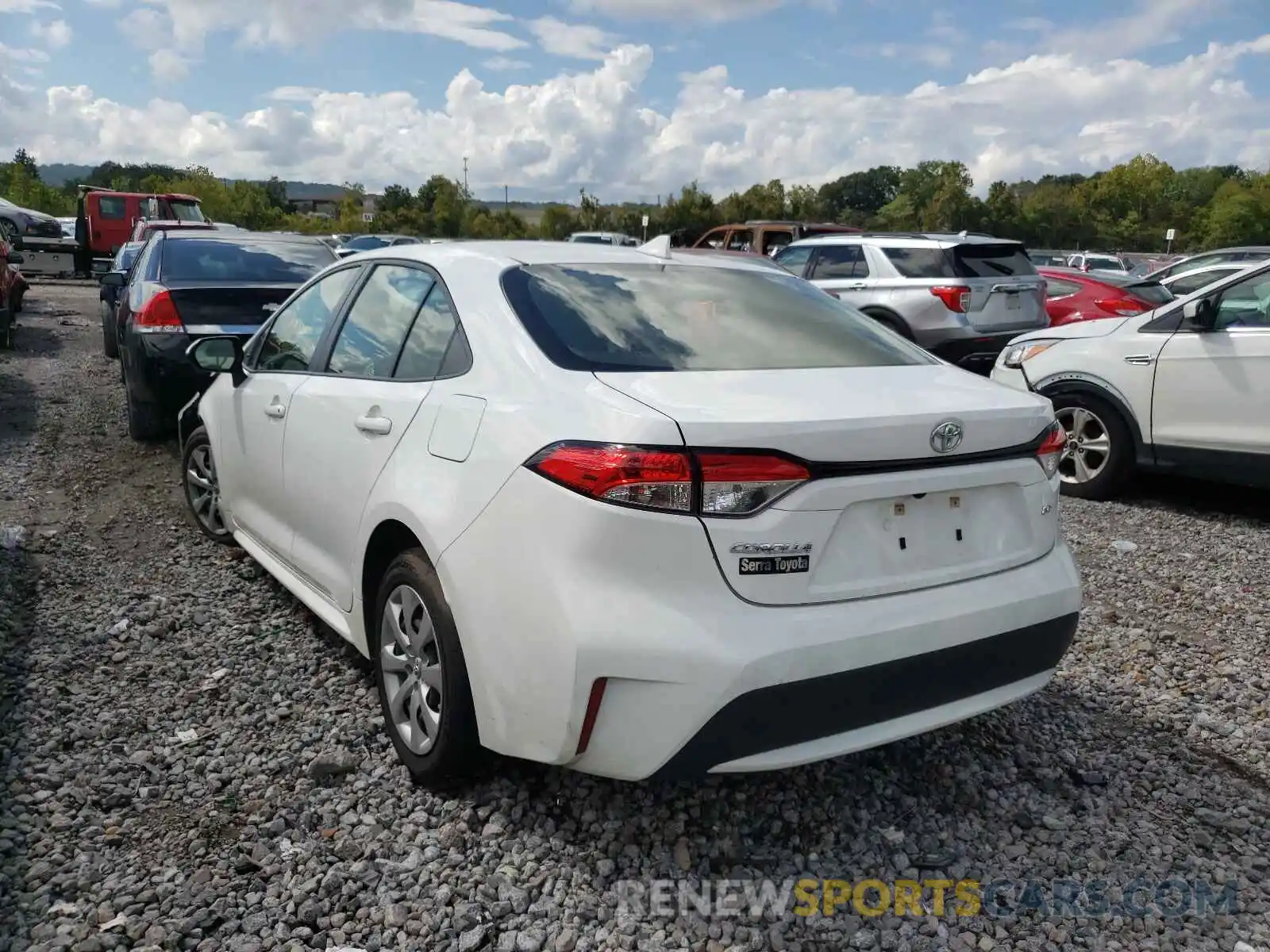 3 Photograph of a damaged car JTDEPMAE6MJ118301 TOYOTA COROLLA 2021