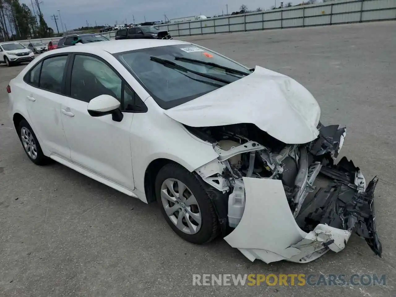 4 Photograph of a damaged car JTDEPMAE6MJ118315 TOYOTA COROLLA 2021