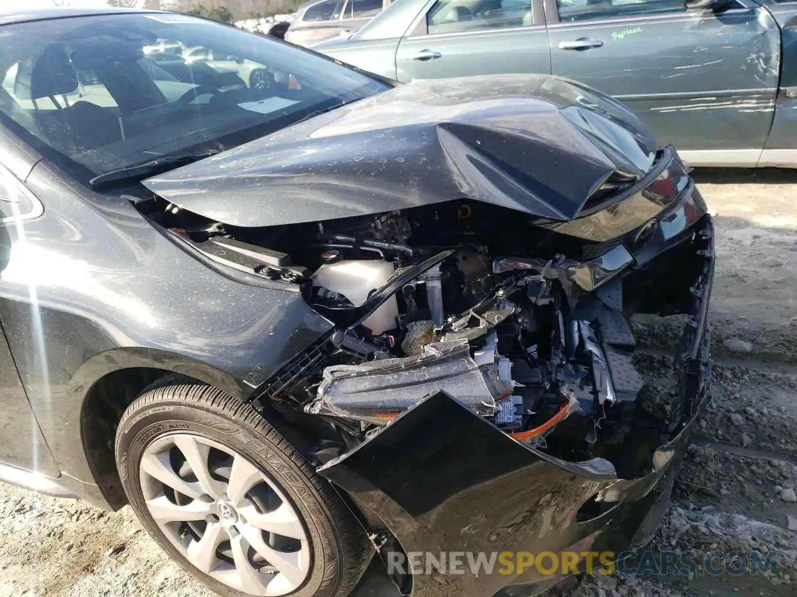 9 Photograph of a damaged car JTDEPMAE6MJ118847 TOYOTA COROLLA 2021