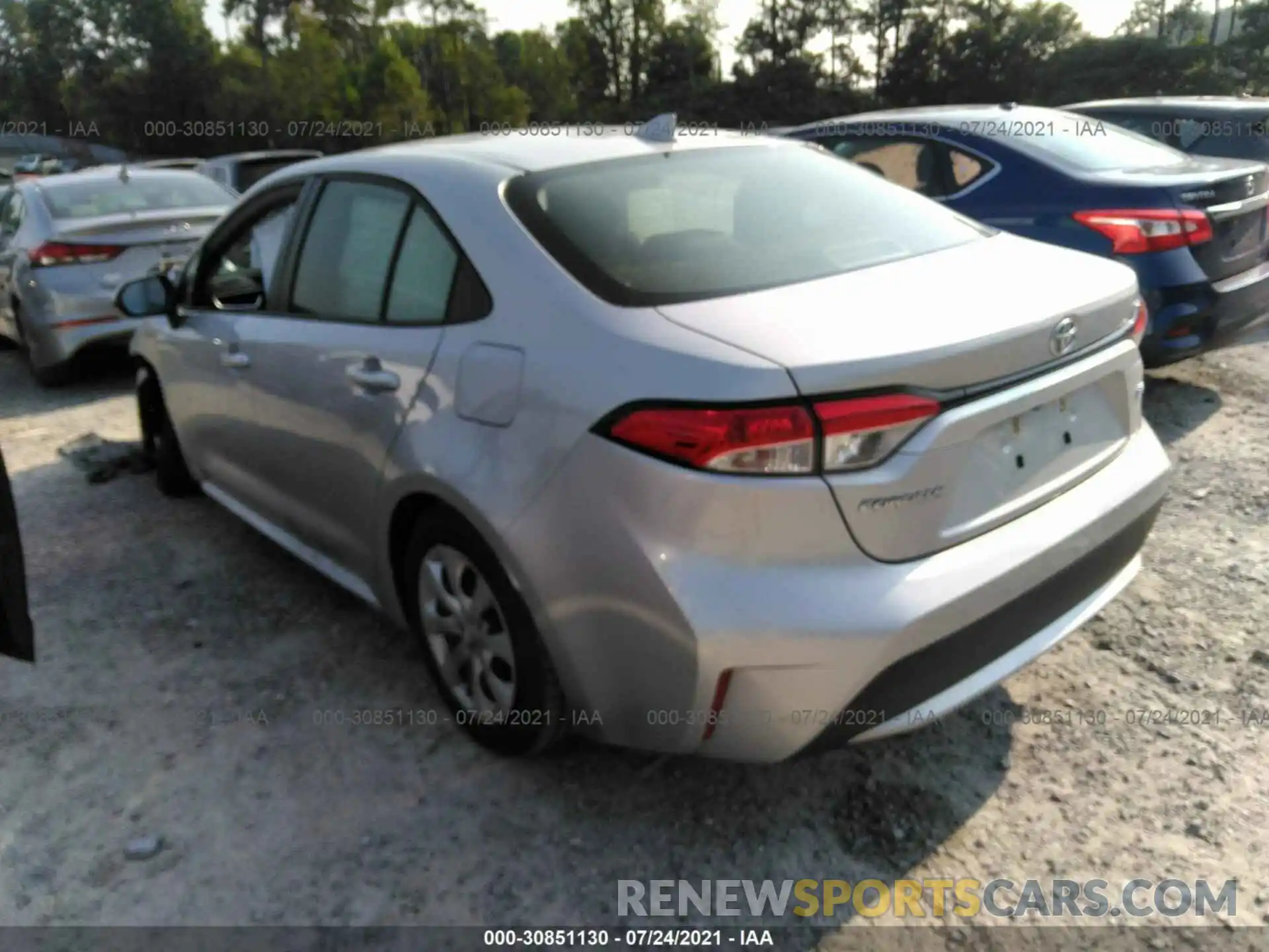 3 Photograph of a damaged car JTDEPMAE6MJ118914 TOYOTA COROLLA 2021