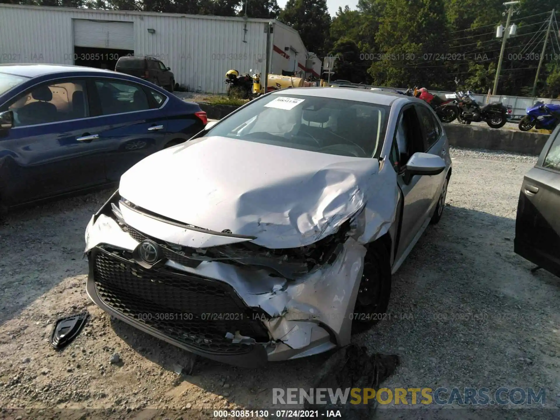 6 Photograph of a damaged car JTDEPMAE6MJ118914 TOYOTA COROLLA 2021