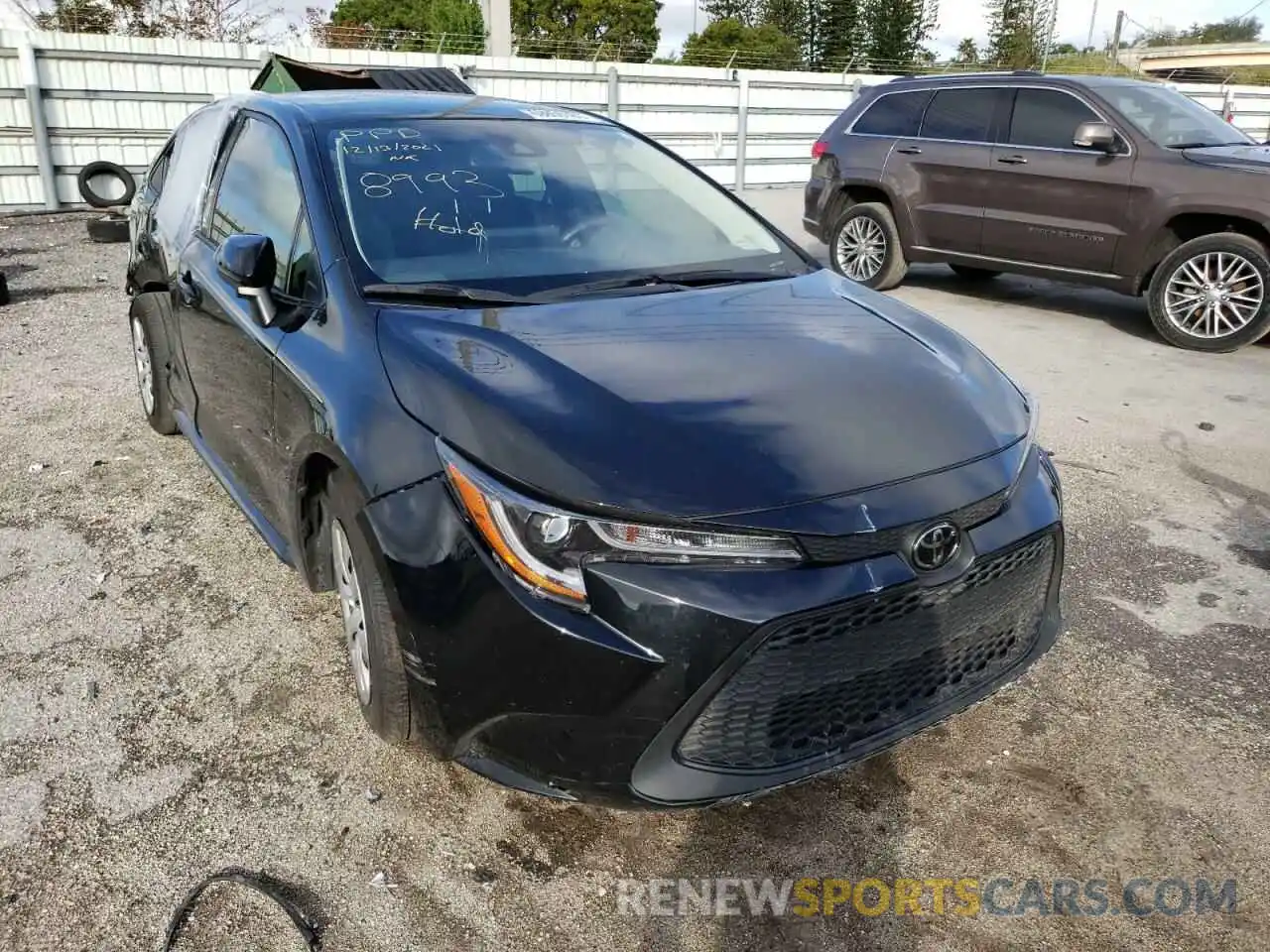 1 Photograph of a damaged car JTDEPMAE6MJ118993 TOYOTA COROLLA 2021