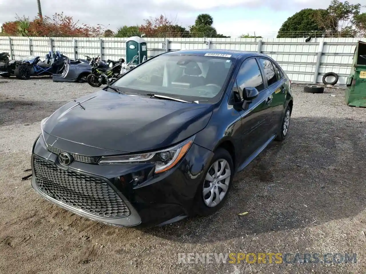 2 Photograph of a damaged car JTDEPMAE6MJ118993 TOYOTA COROLLA 2021