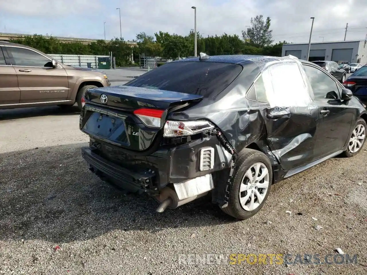 9 Photograph of a damaged car JTDEPMAE6MJ118993 TOYOTA COROLLA 2021