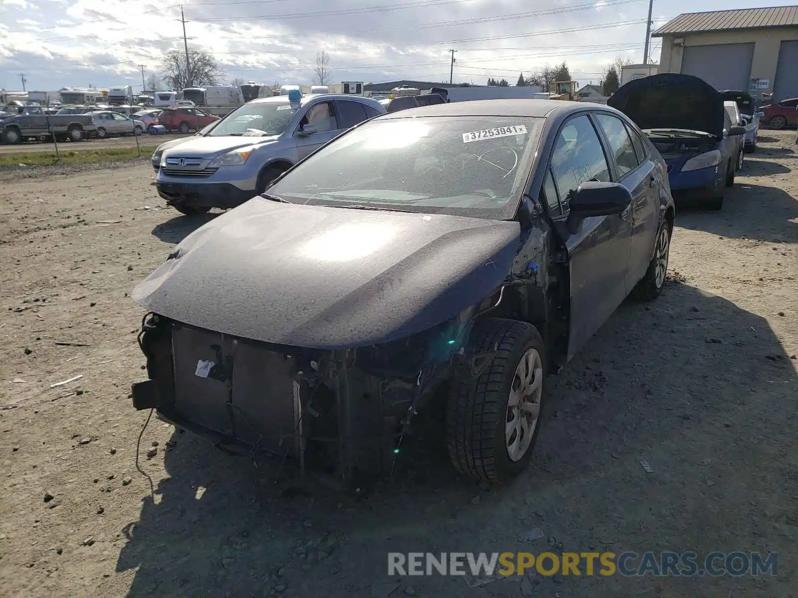 2 Photograph of a damaged car JTDEPMAE6MJ120338 TOYOTA COROLLA 2021