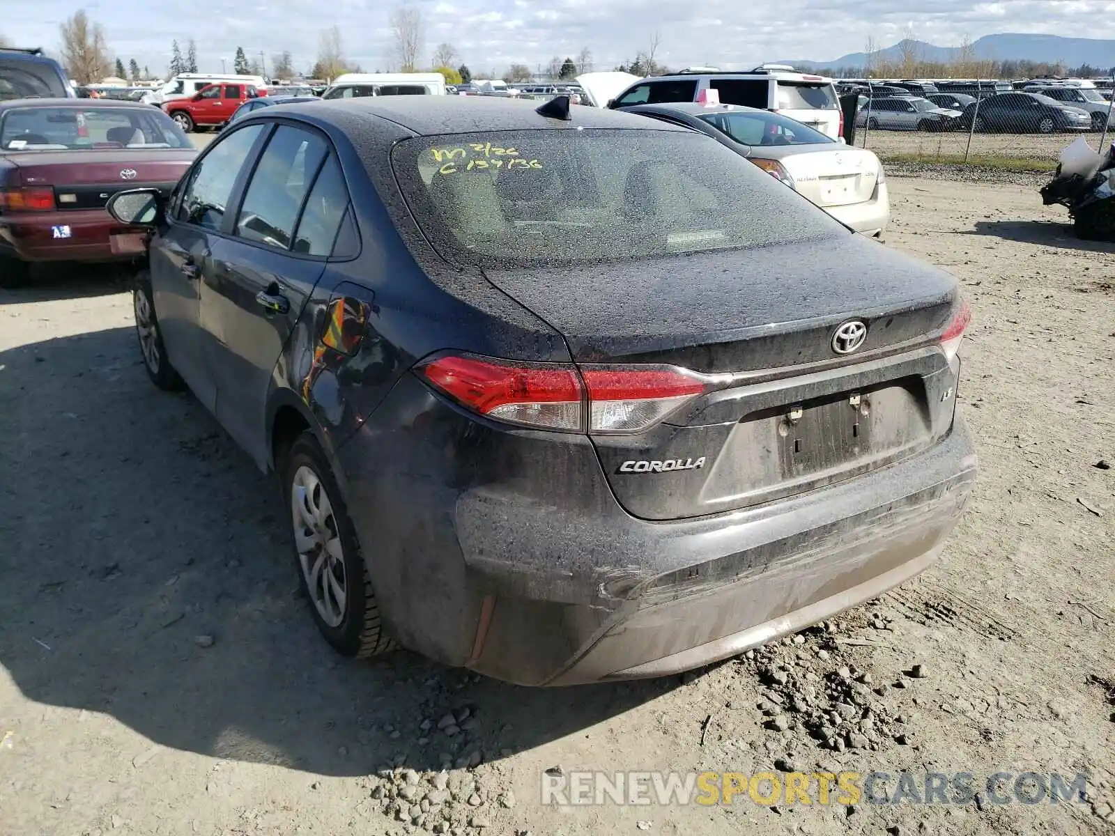 3 Photograph of a damaged car JTDEPMAE6MJ120338 TOYOTA COROLLA 2021