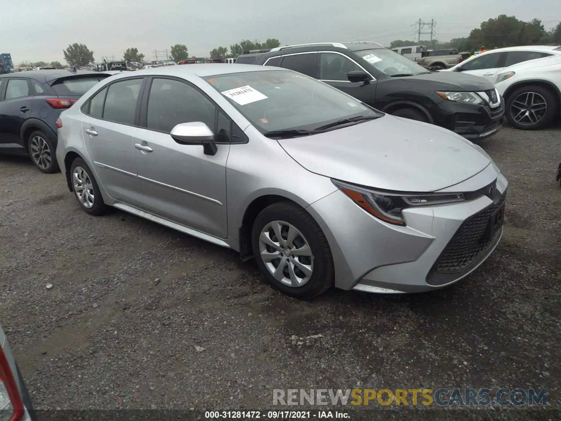 1 Photograph of a damaged car JTDEPMAE6MJ120548 TOYOTA COROLLA 2021