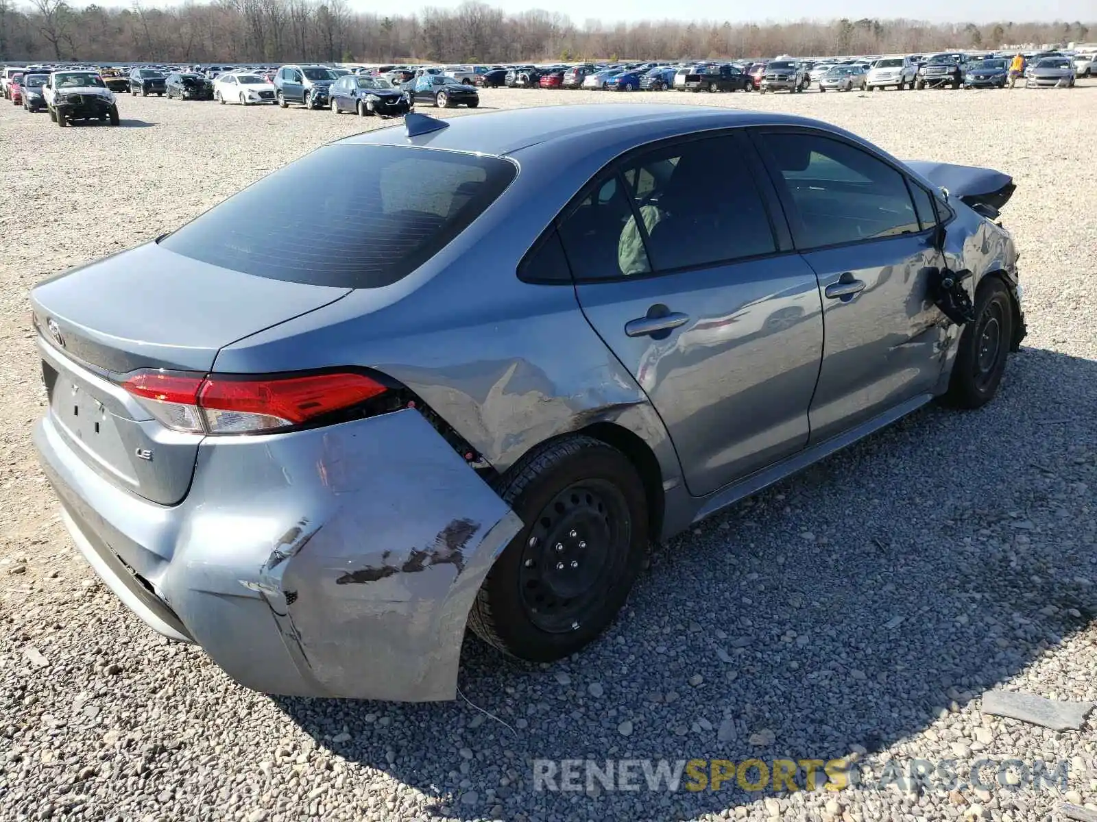 4 Photograph of a damaged car JTDEPMAE6MJ121098 TOYOTA COROLLA 2021