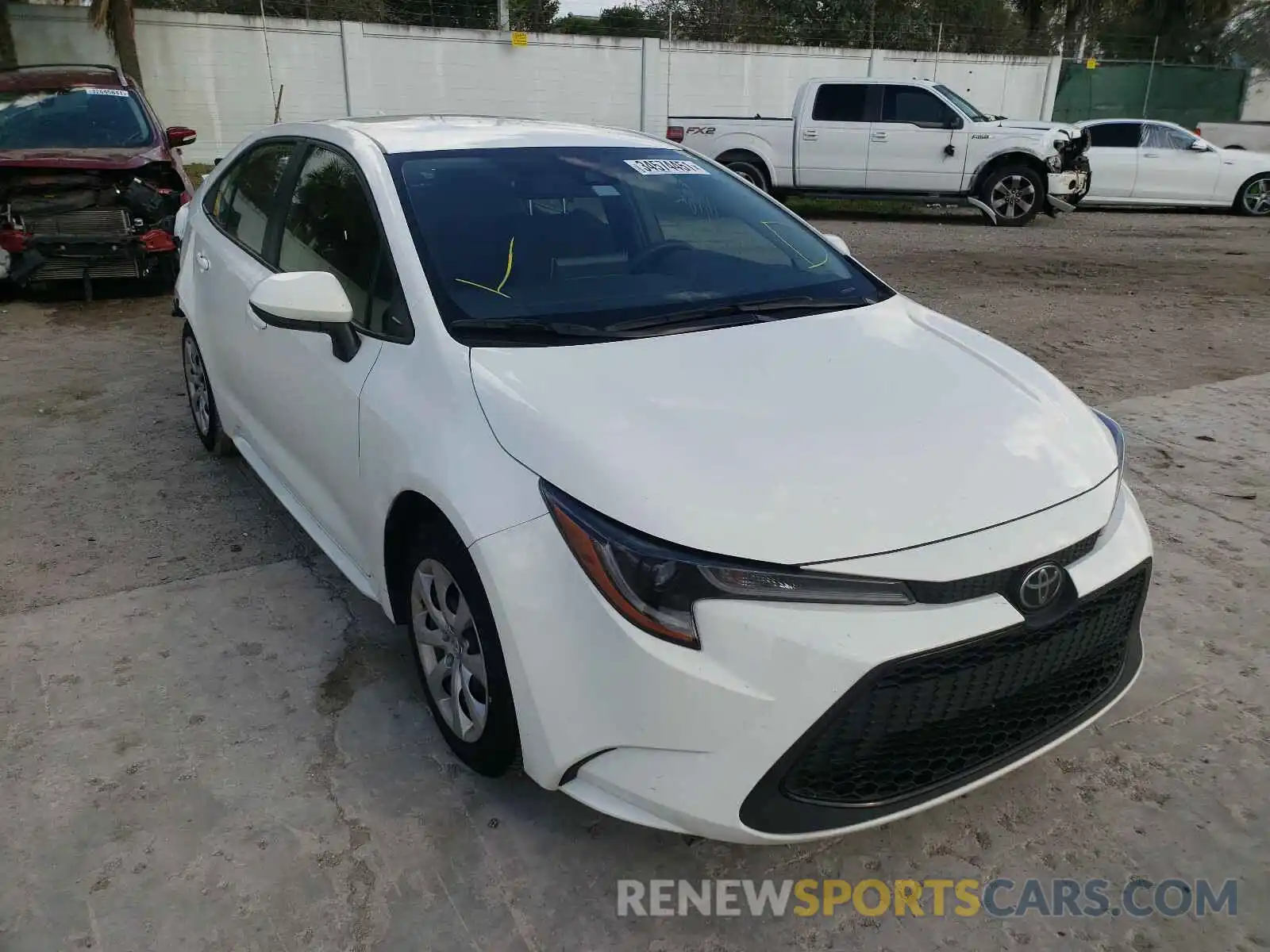 1 Photograph of a damaged car JTDEPMAE6MJ121179 TOYOTA COROLLA 2021