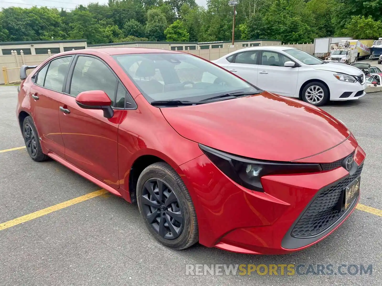 1 Photograph of a damaged car JTDEPMAE6MJ123918 TOYOTA COROLLA 2021