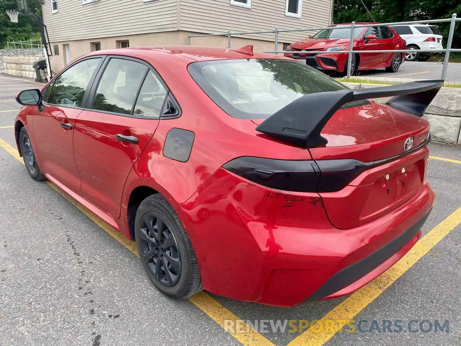 2 Photograph of a damaged car JTDEPMAE6MJ123918 TOYOTA COROLLA 2021