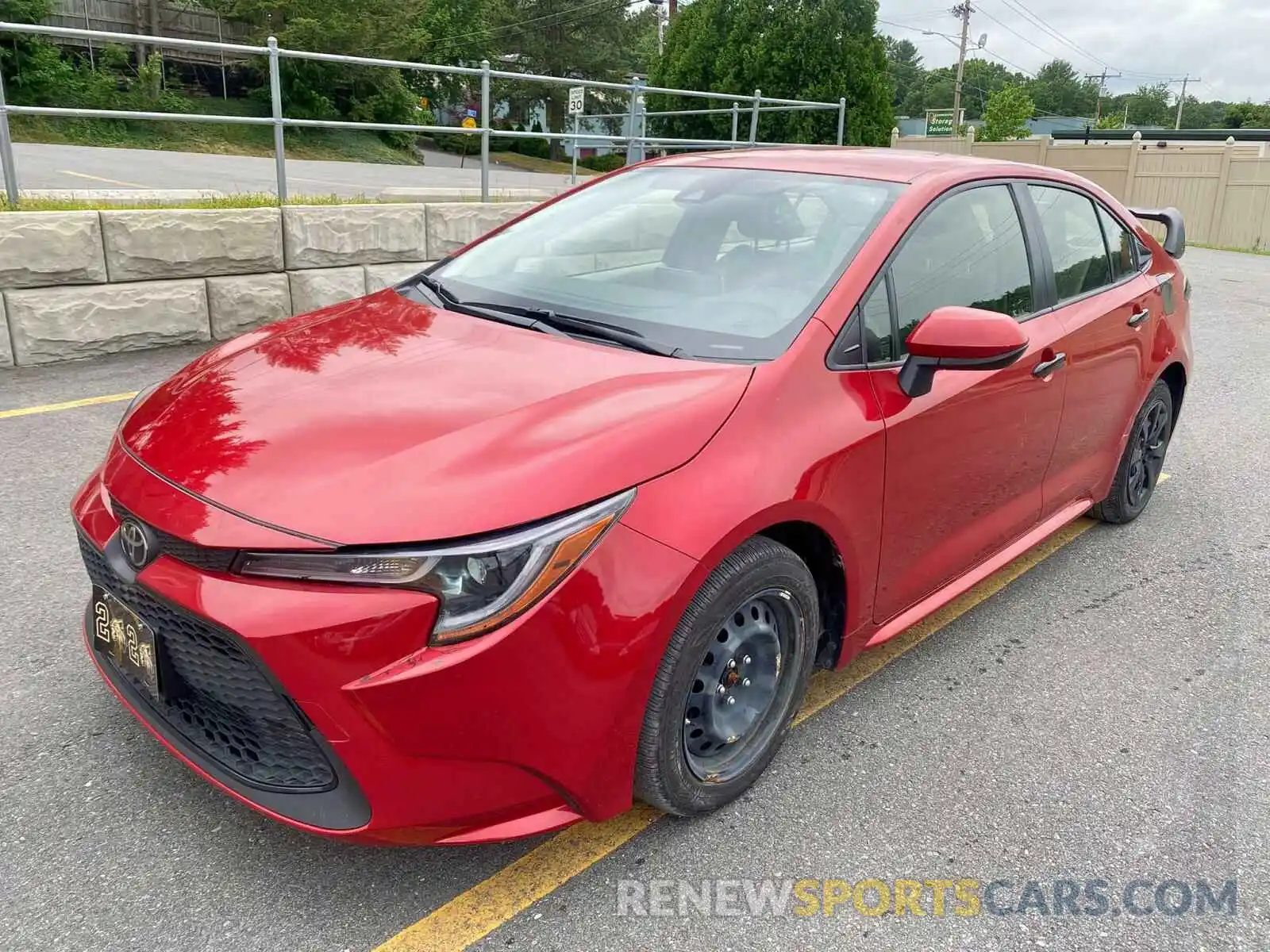 3 Photograph of a damaged car JTDEPMAE6MJ123918 TOYOTA COROLLA 2021