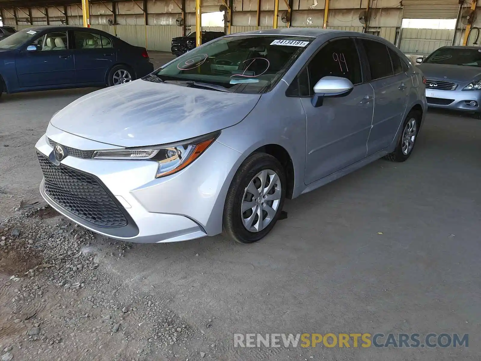 2 Photograph of a damaged car JTDEPMAE6MJ123921 TOYOTA COROLLA 2021